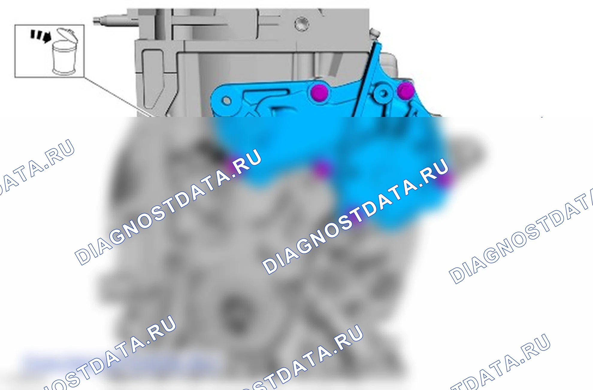 Разборка двигателя. Ford Grand C-MAX II