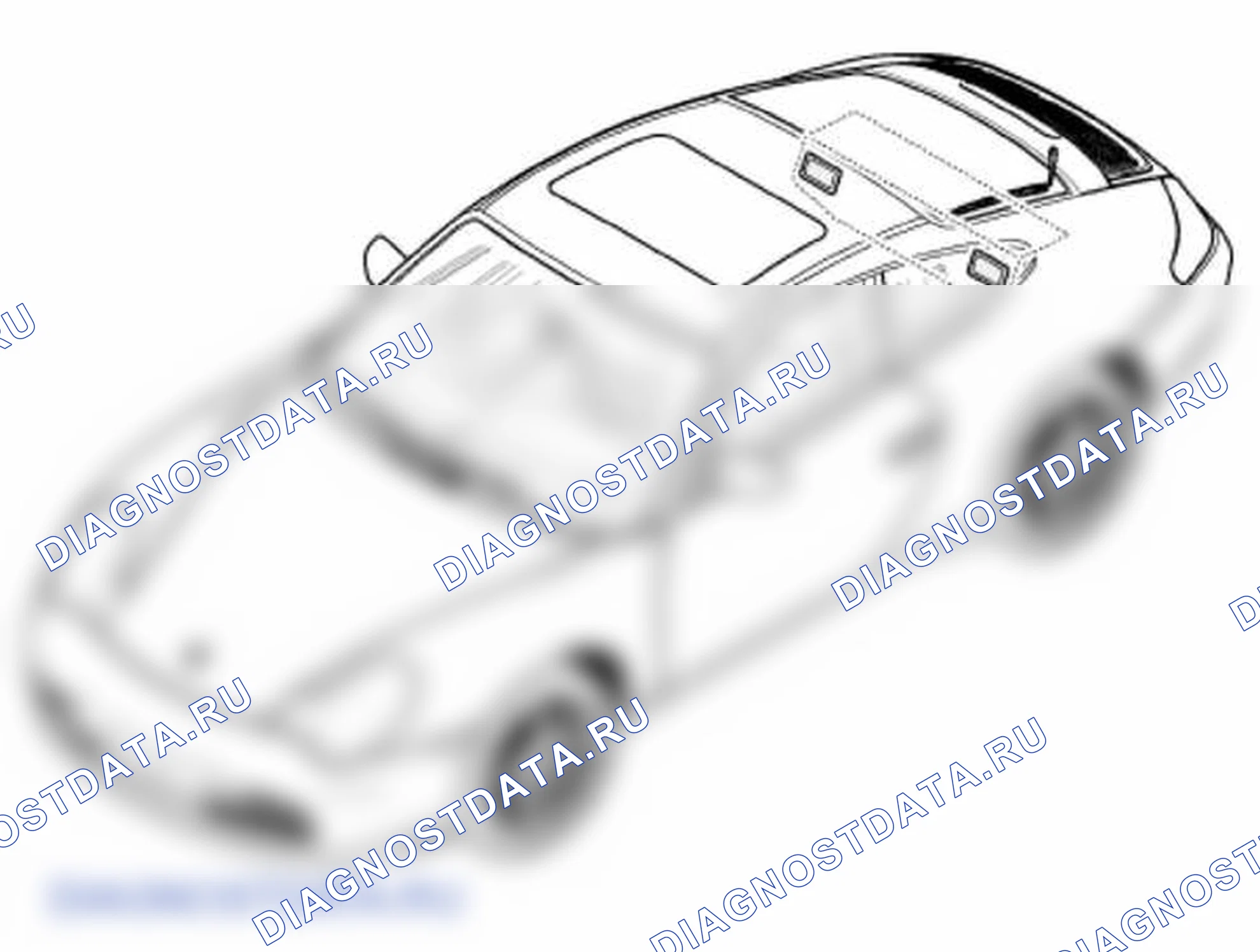 Рис. 105: Снятие и установка задних громкоговорителей, звуковой пакет Bose. Porsche 911 Carrera 996 рестайлинг