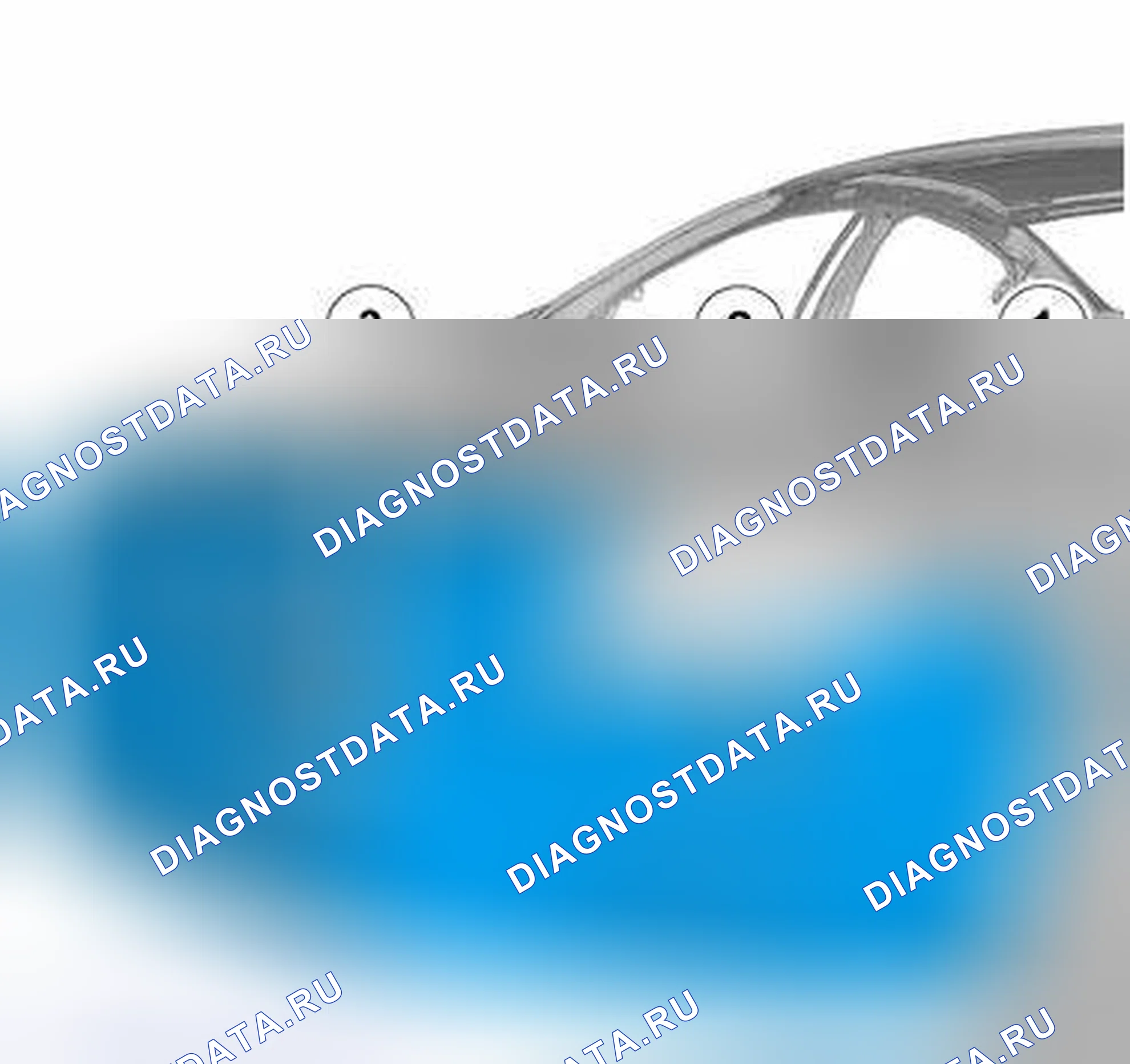 Рис. 414: Передний бампер. Volvo V70 II рестайлинг