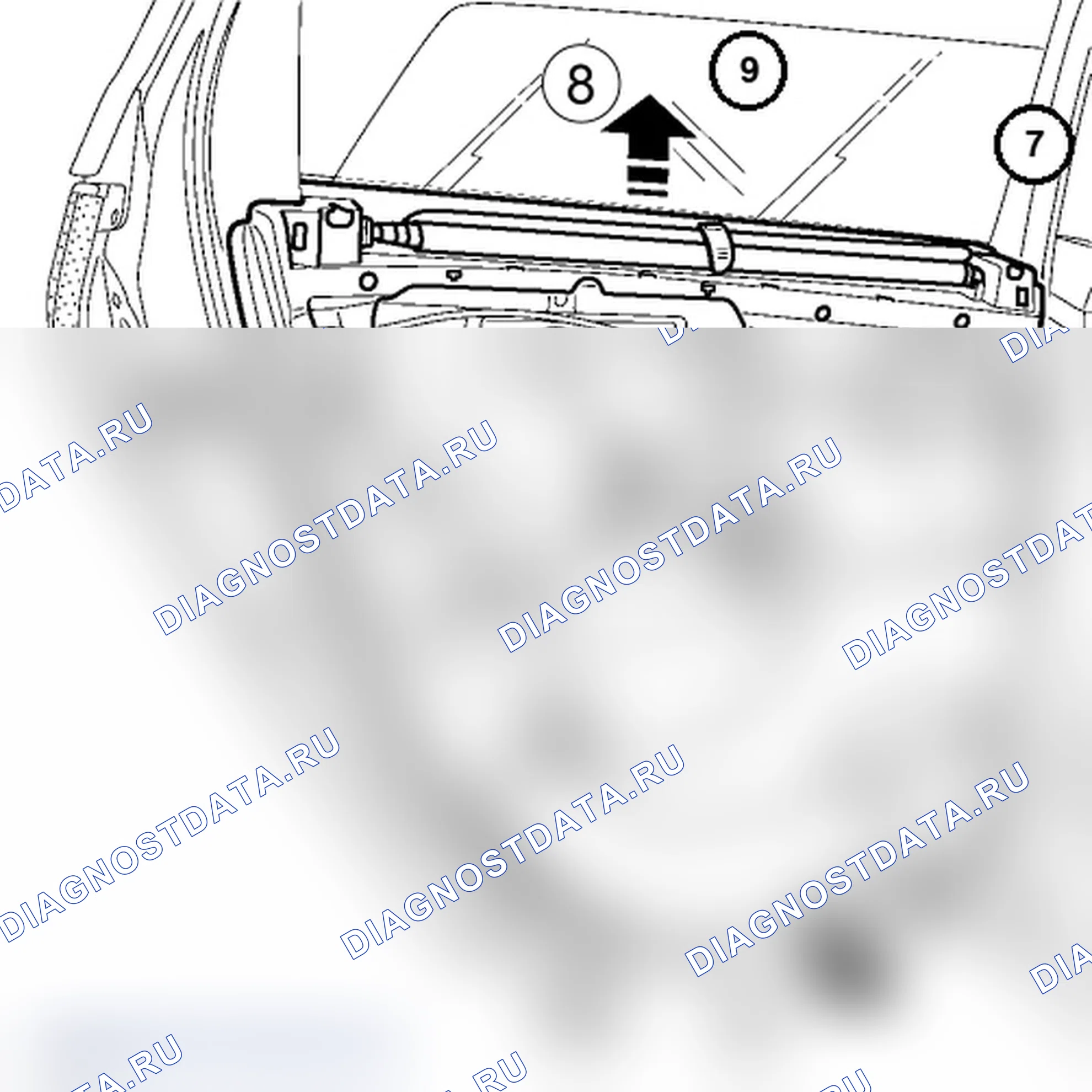Облицовка задней боковой двери. Renault Scenic II
