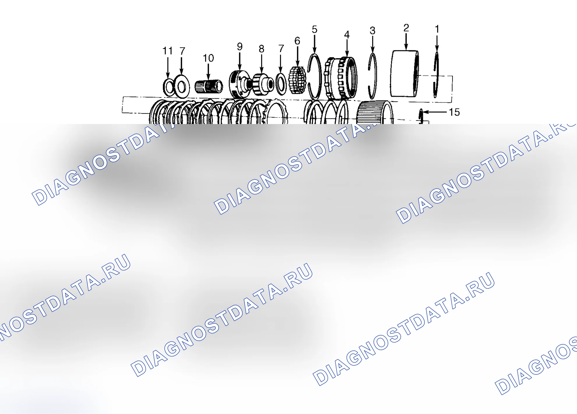 Рис. 49: Разборка. Dodge Dakota 