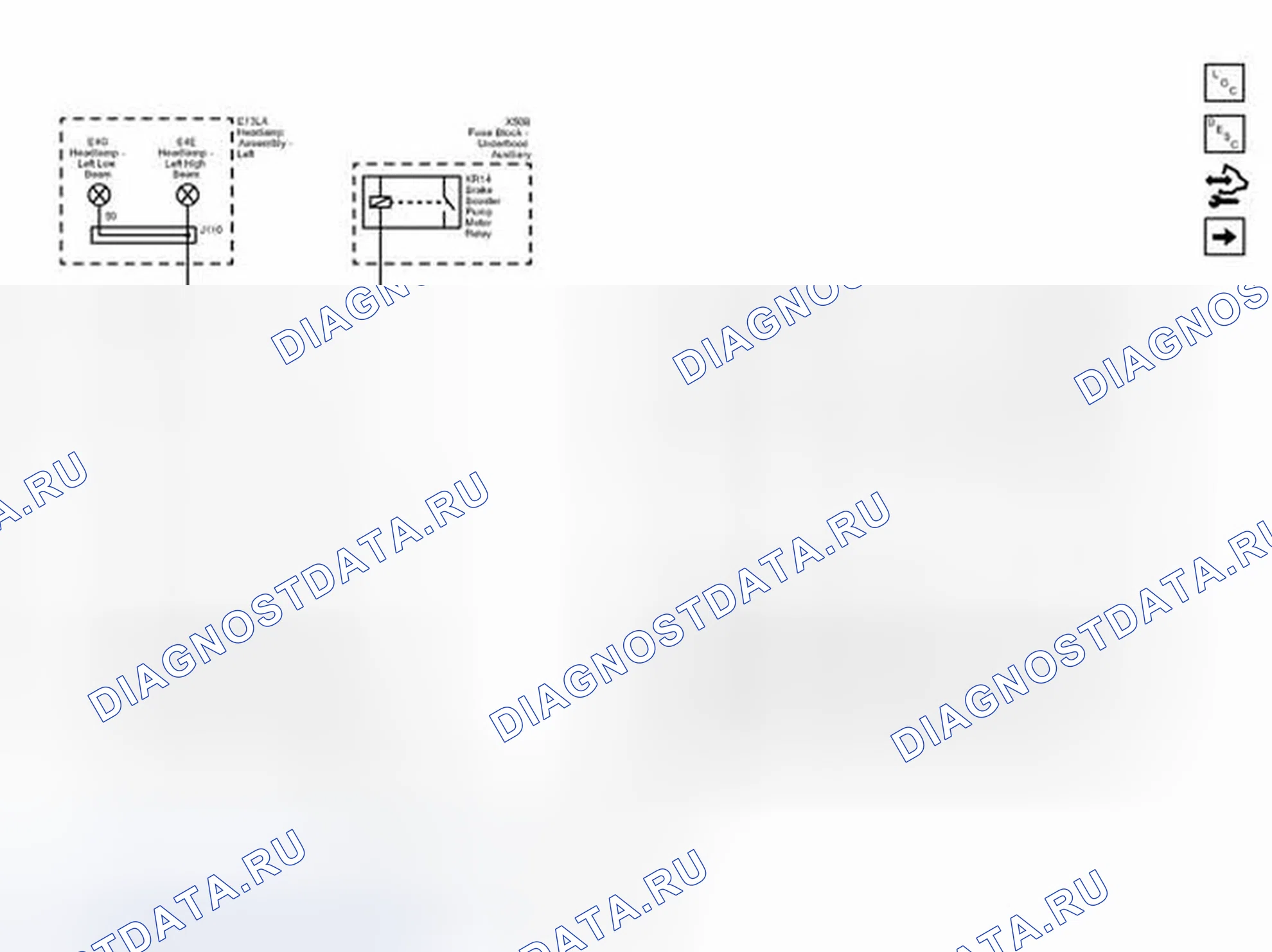 Рис. 77: G101 Схема подключения. Chevrolet Spark M300