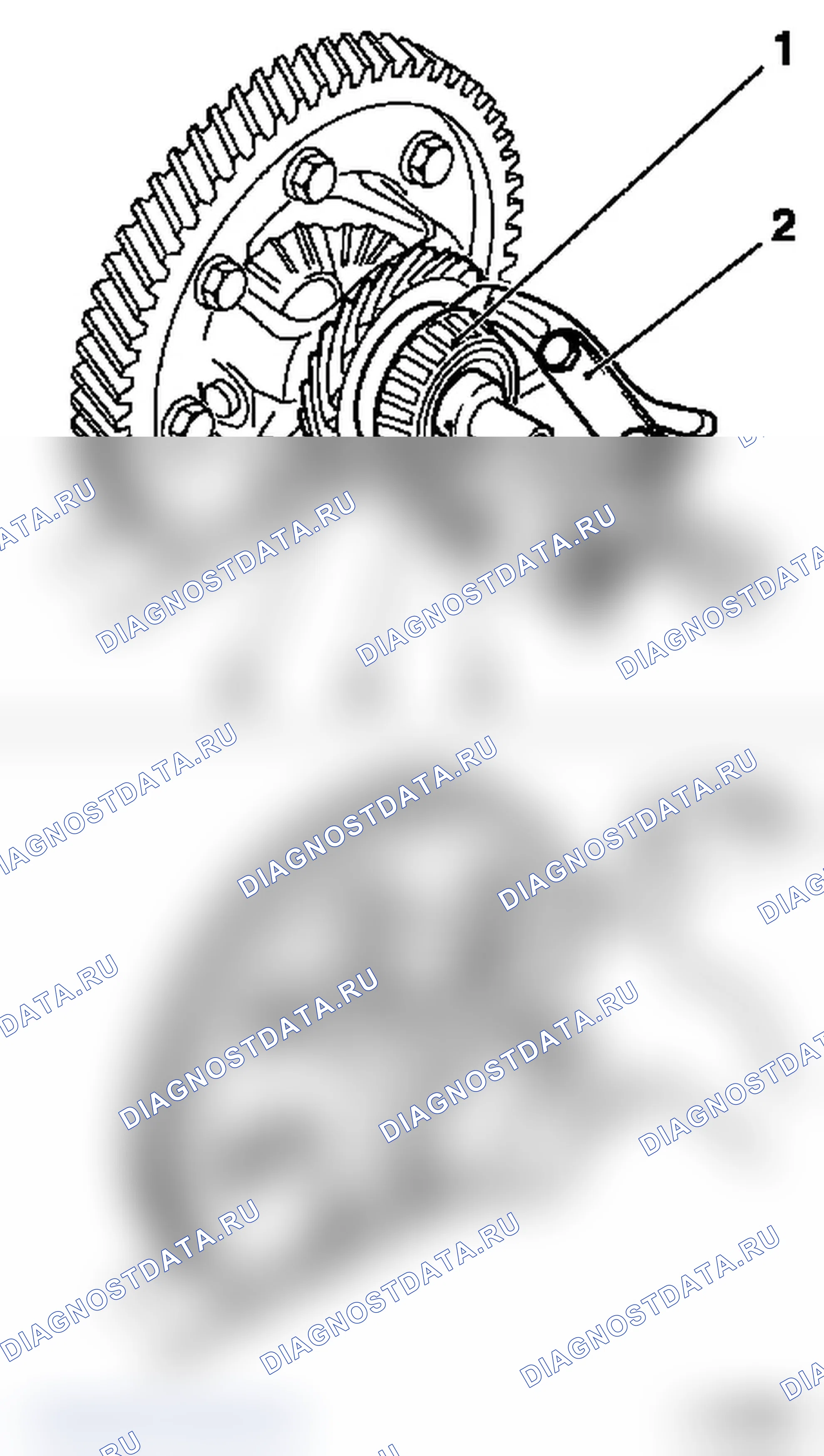 Разборка и сборка дифференциала (F13/F17/F17+/F18). Opel Astra G