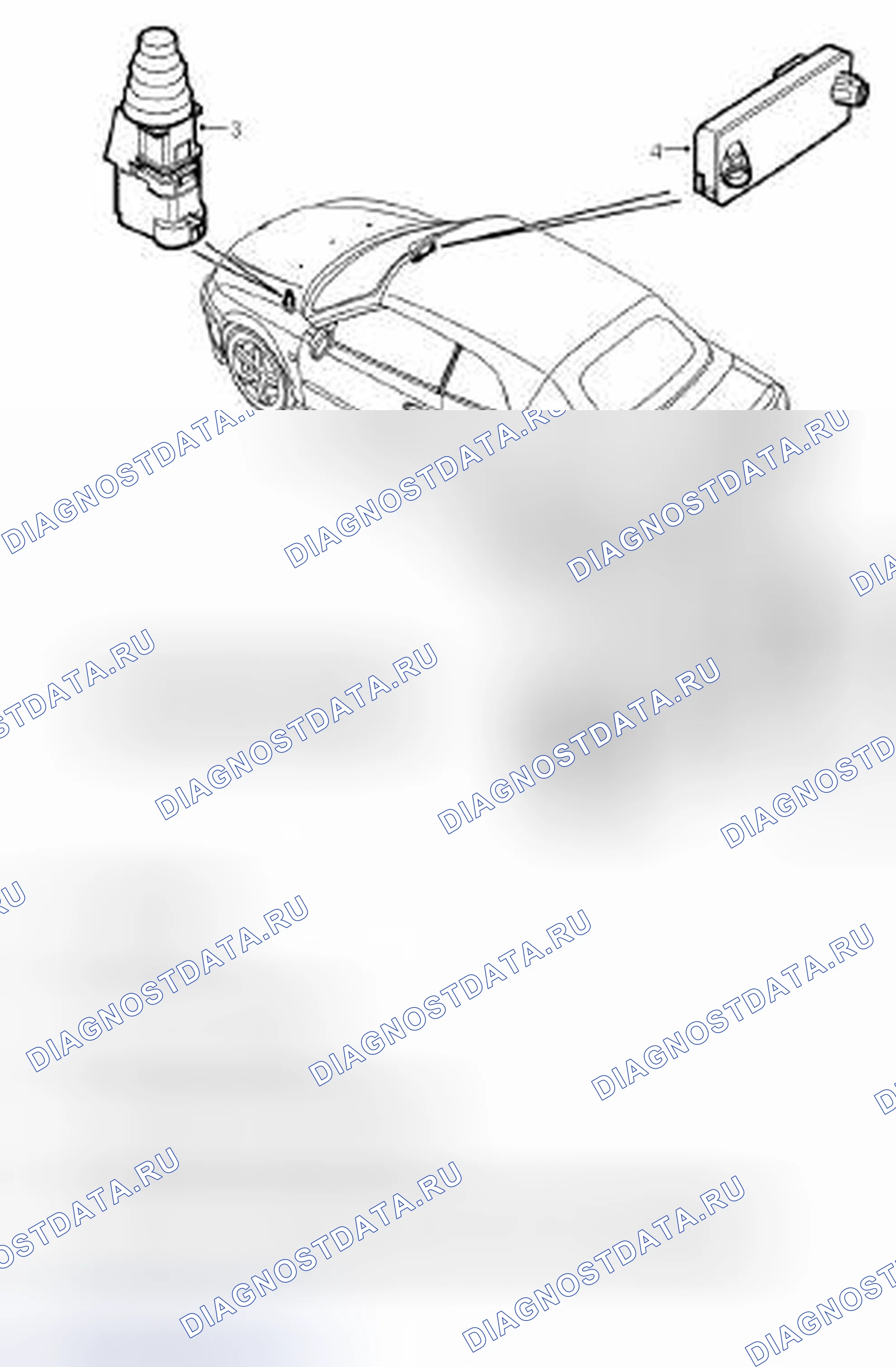 Рис. 577: Комплектующие компоненты. Saab 9-3 II