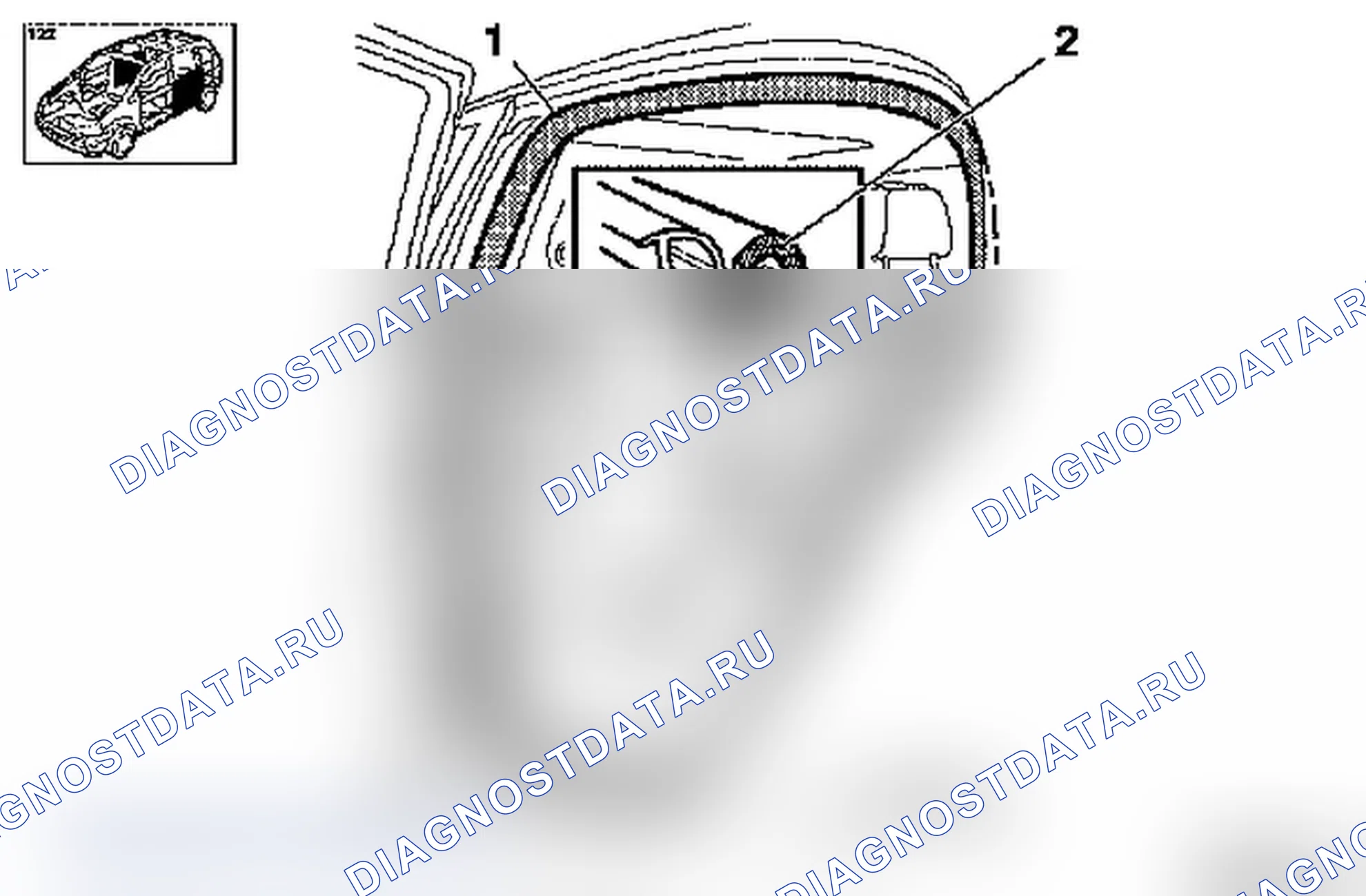 Замена резинового уплотнителя двери (задней) (модель F 48, F 69, F 35). Opel Signum I рестайлинг
