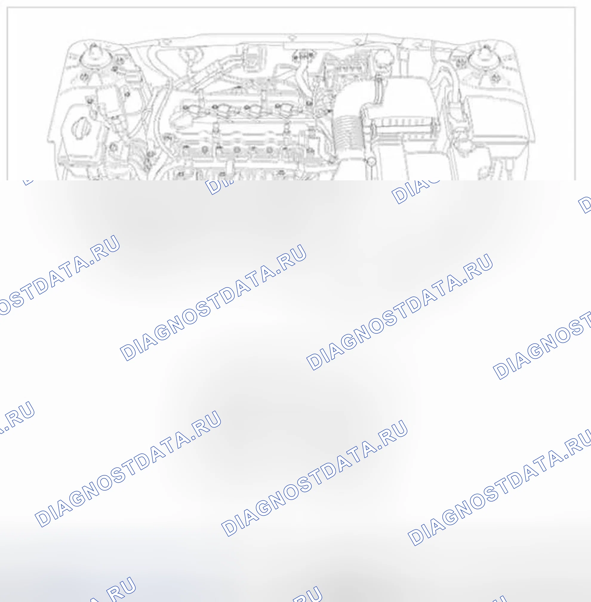 Рис. 2: РАСПОЛОЖЕНИЕ КОМПОНЕНТОВ. Hyundai Sonata VI