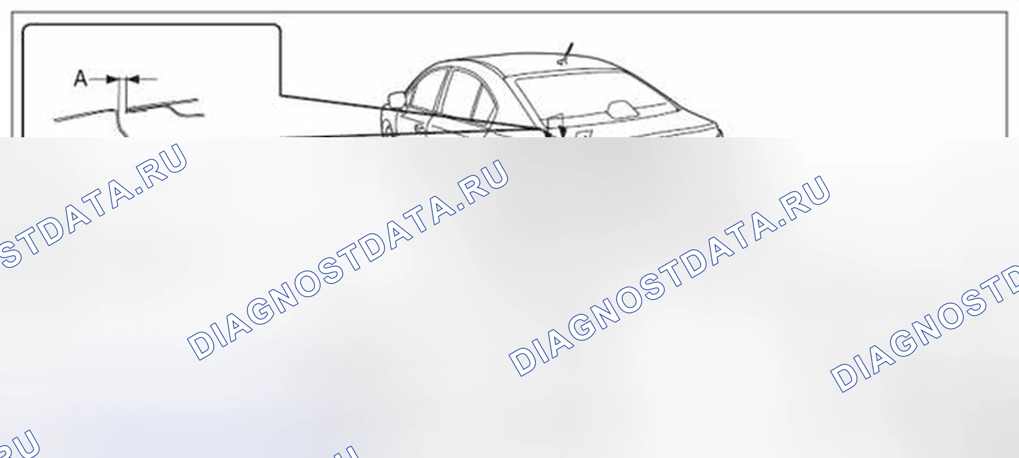 Рис. 115: РЕГУЛИРОВКА наружных кузовных панелей. Subaru Impreza WRX GE рестайлинг