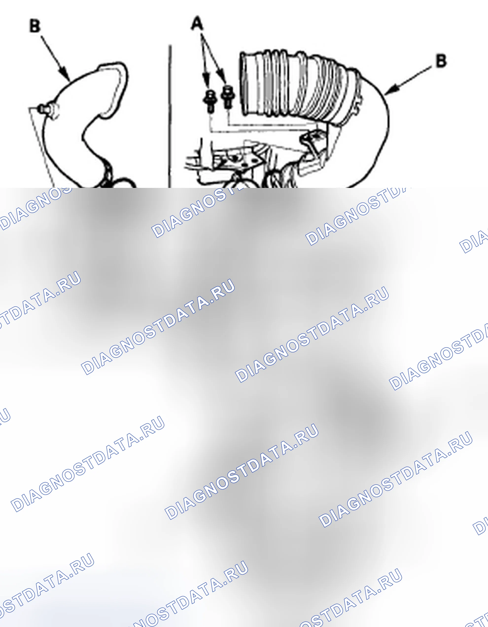 Рис. 23: Демонтаж/монтаж резонатора. Honda Civic VIII