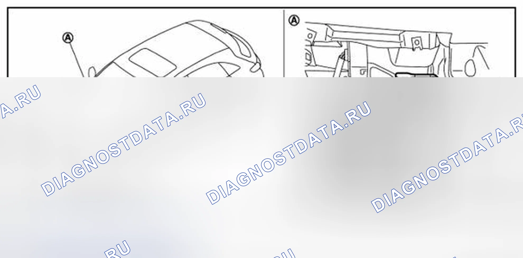 Рис. 84: Расположение компонентов. Infiniti FX37 II рестайлинг