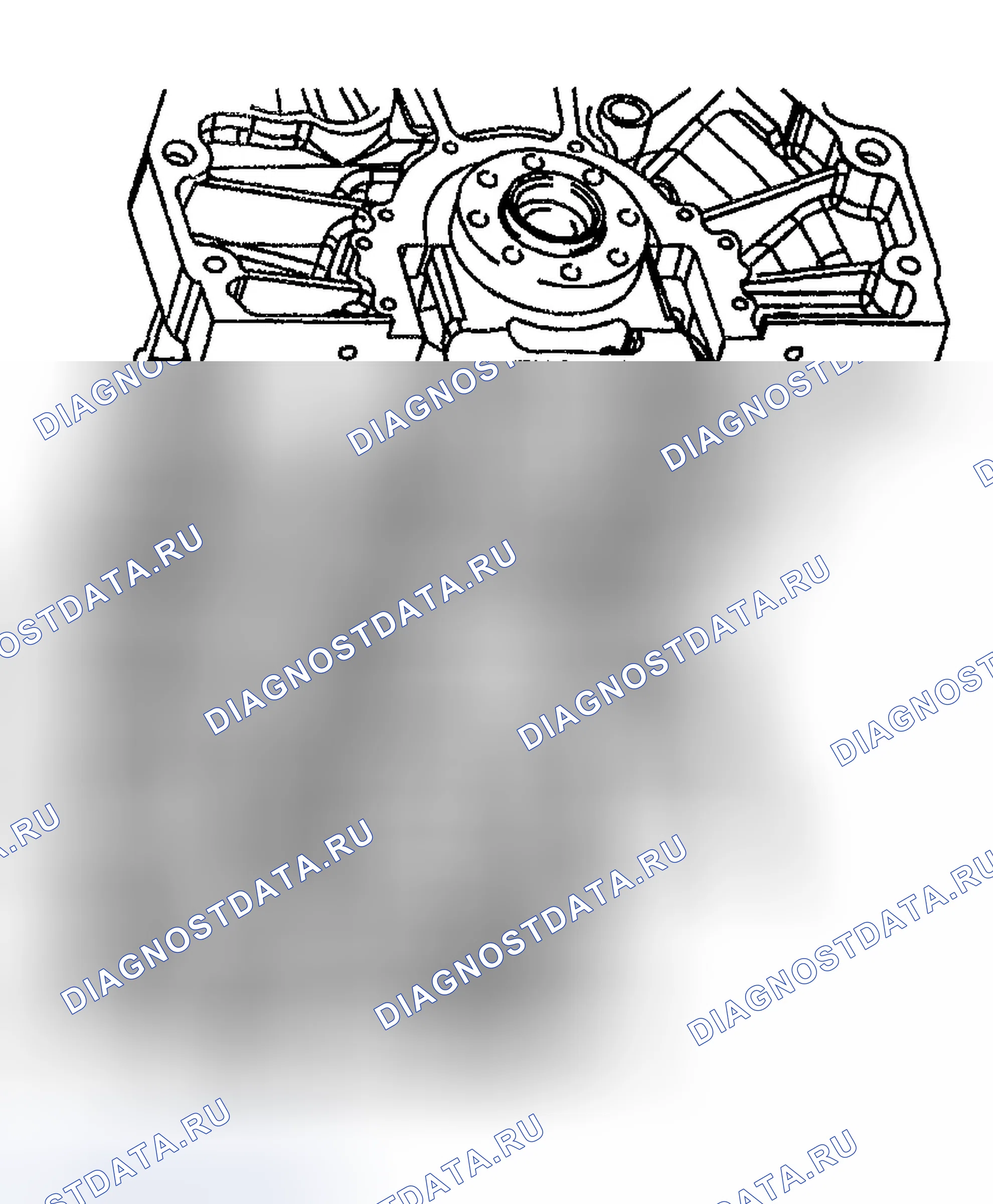 Рис. 1072: Демонтаж поршня, шатуна и подшипника. Chevrolet TrailBlazer I
