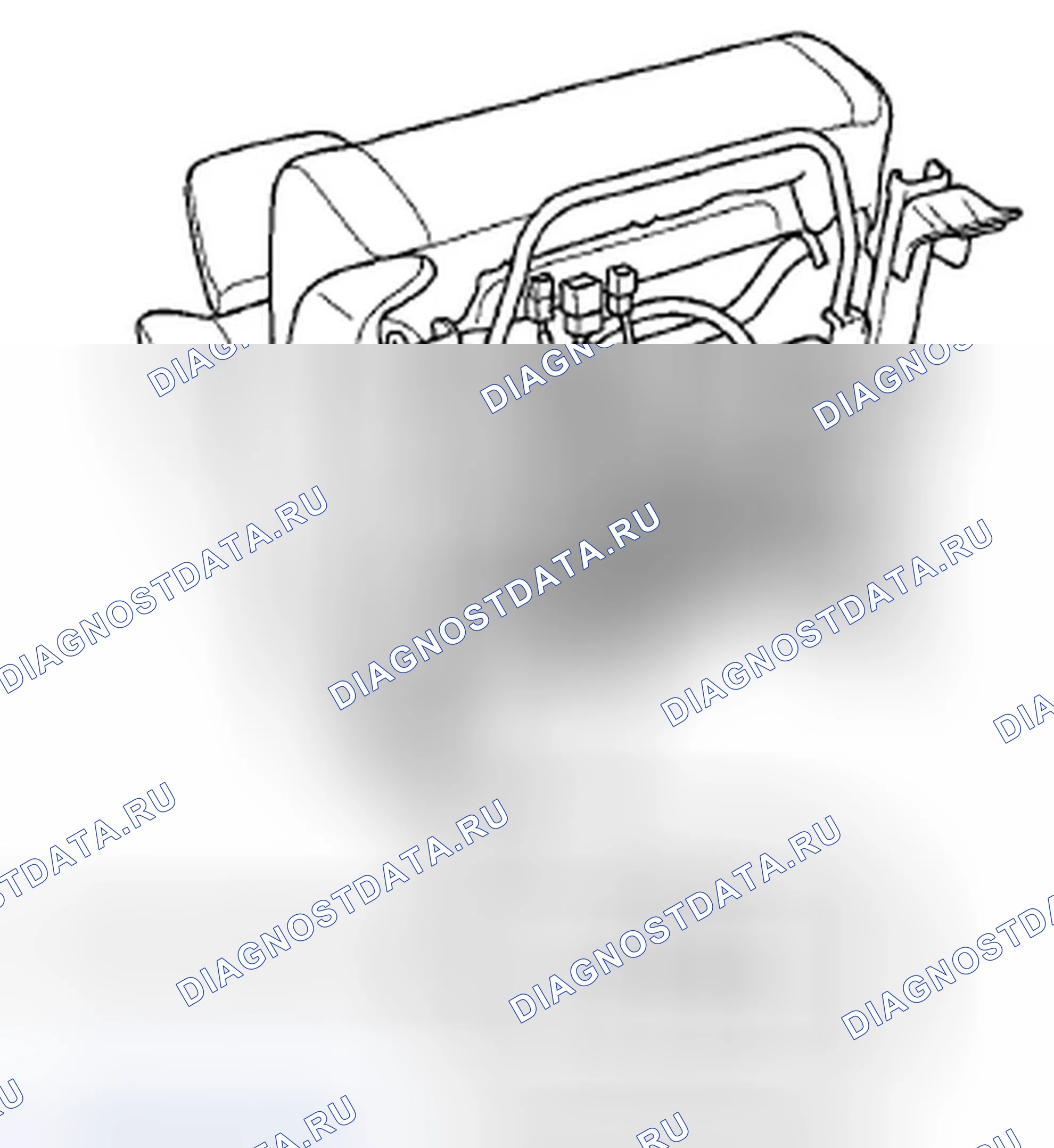 Рис. 605: Сиденье переднего пассажира. Honda Accord VIII