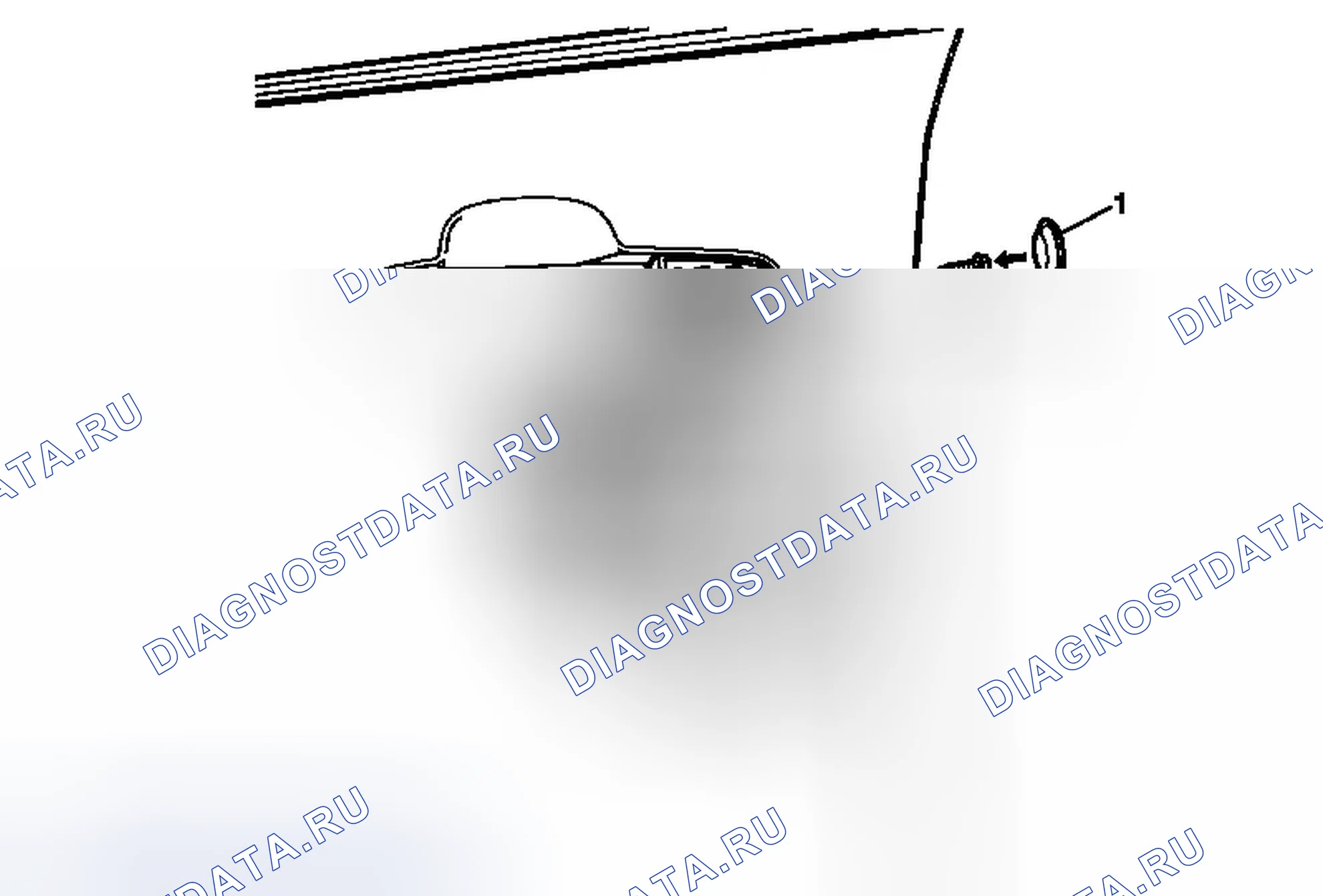 Рис. 12: Замена крышки для открывания замка двери с передней стороны. Chevrolet Equinox II
