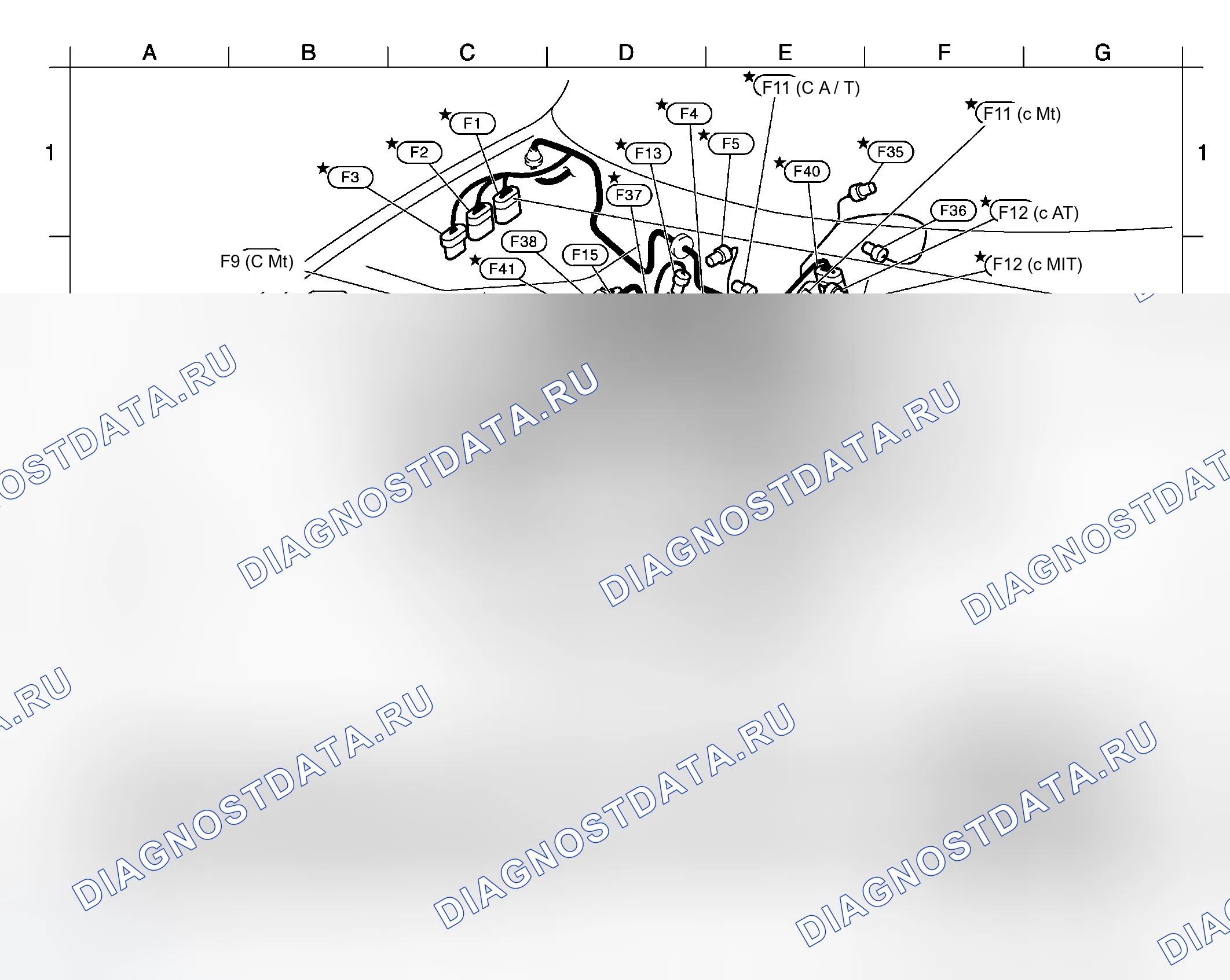 Рис. 211: ЖГУТ УПРАВЛЕНИЯ ДВИГАТЕЛЕМ. Infiniti G35 III