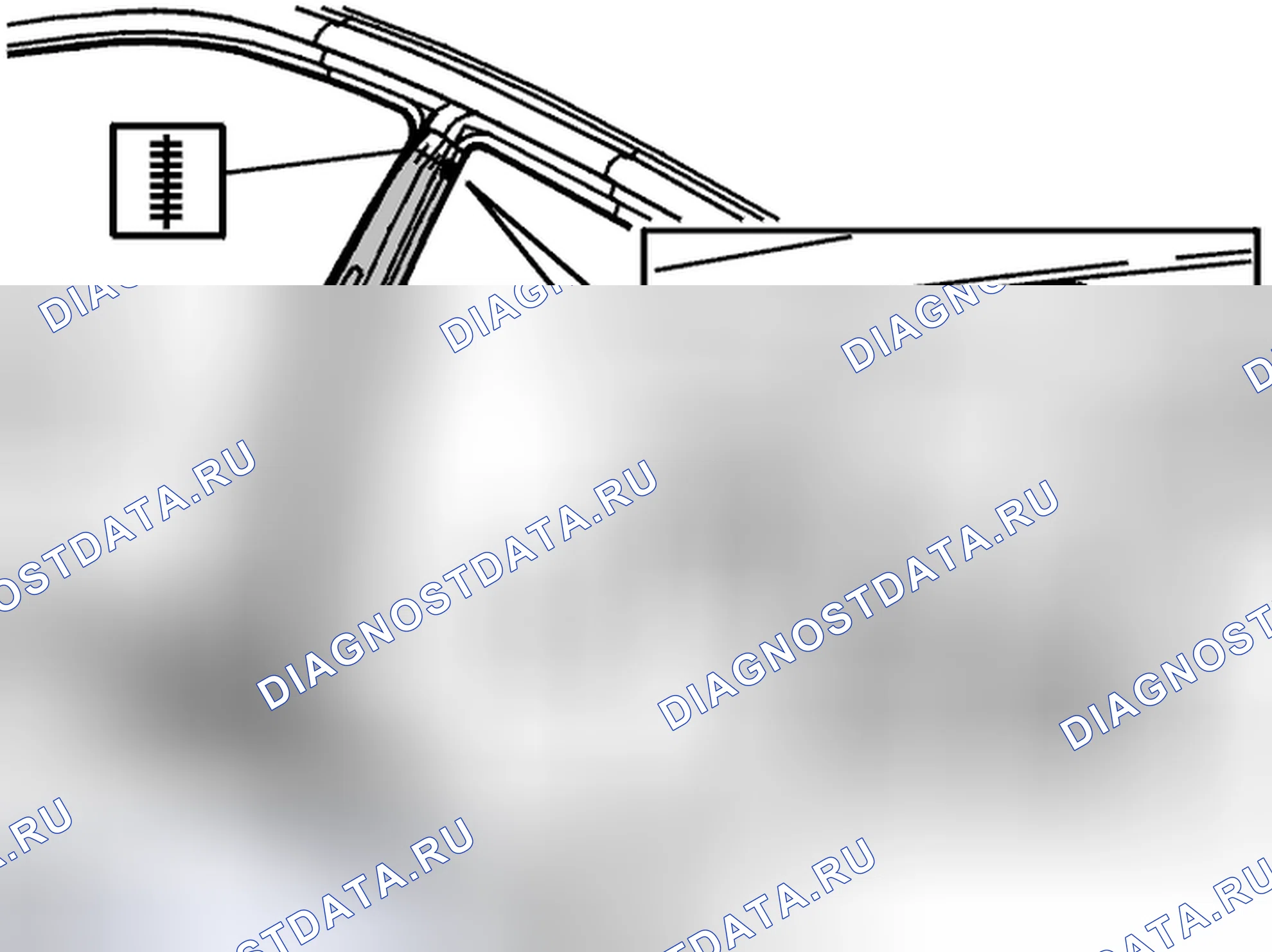 Рис. 162: Демонтаж арматуры стойки В. Volvo V40 I рестайлинг