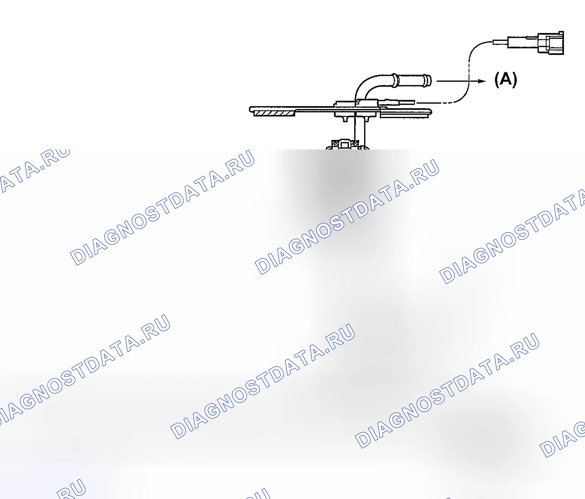 Рис. 46: ПОДКАМЕРНЫЙ ДАТЧИК УРОВНЯ ТОПЛИВА. Subaru Outback BP