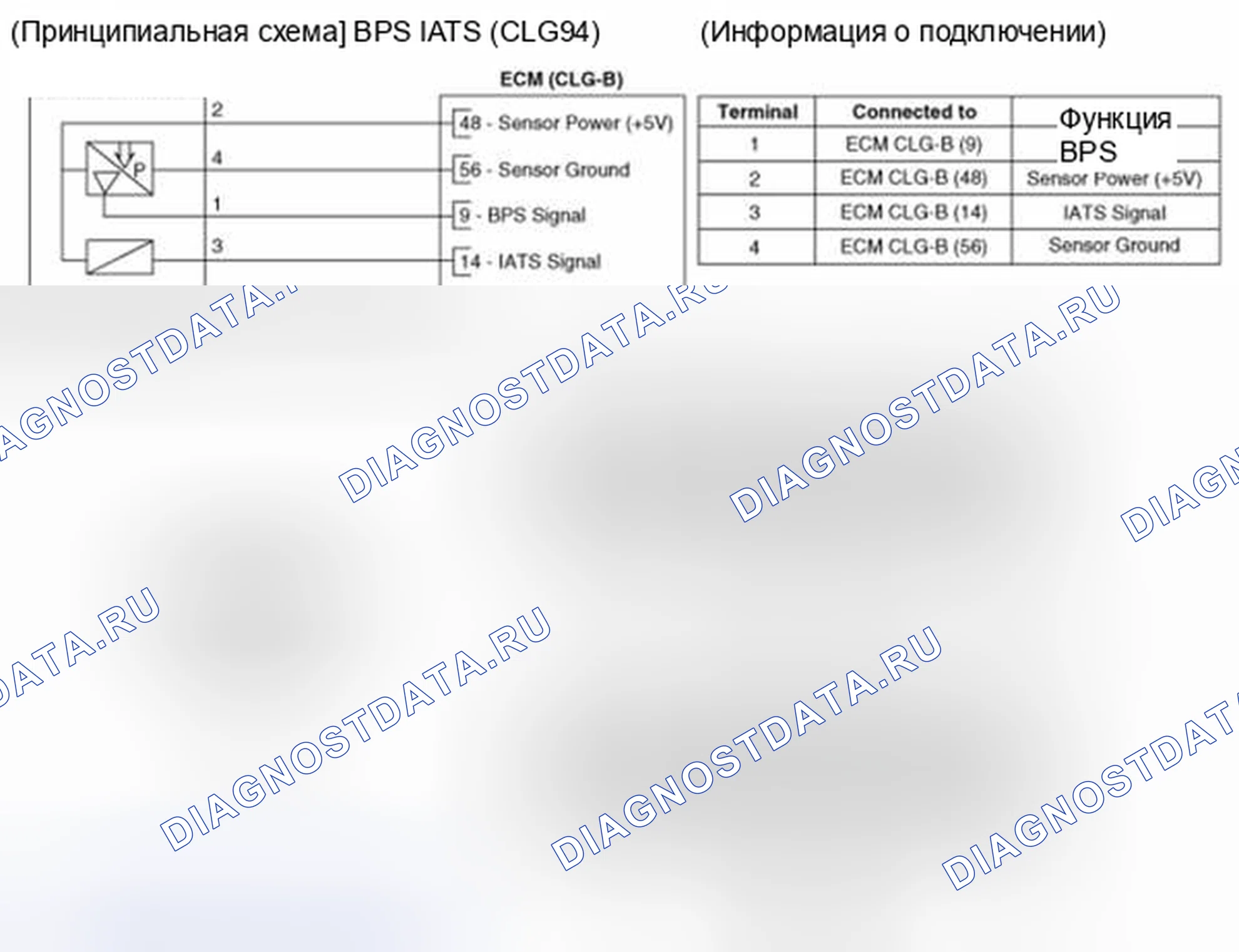 Рис. 175: Принципиальная схема. Hyundai Santa Fe II рестайлинг