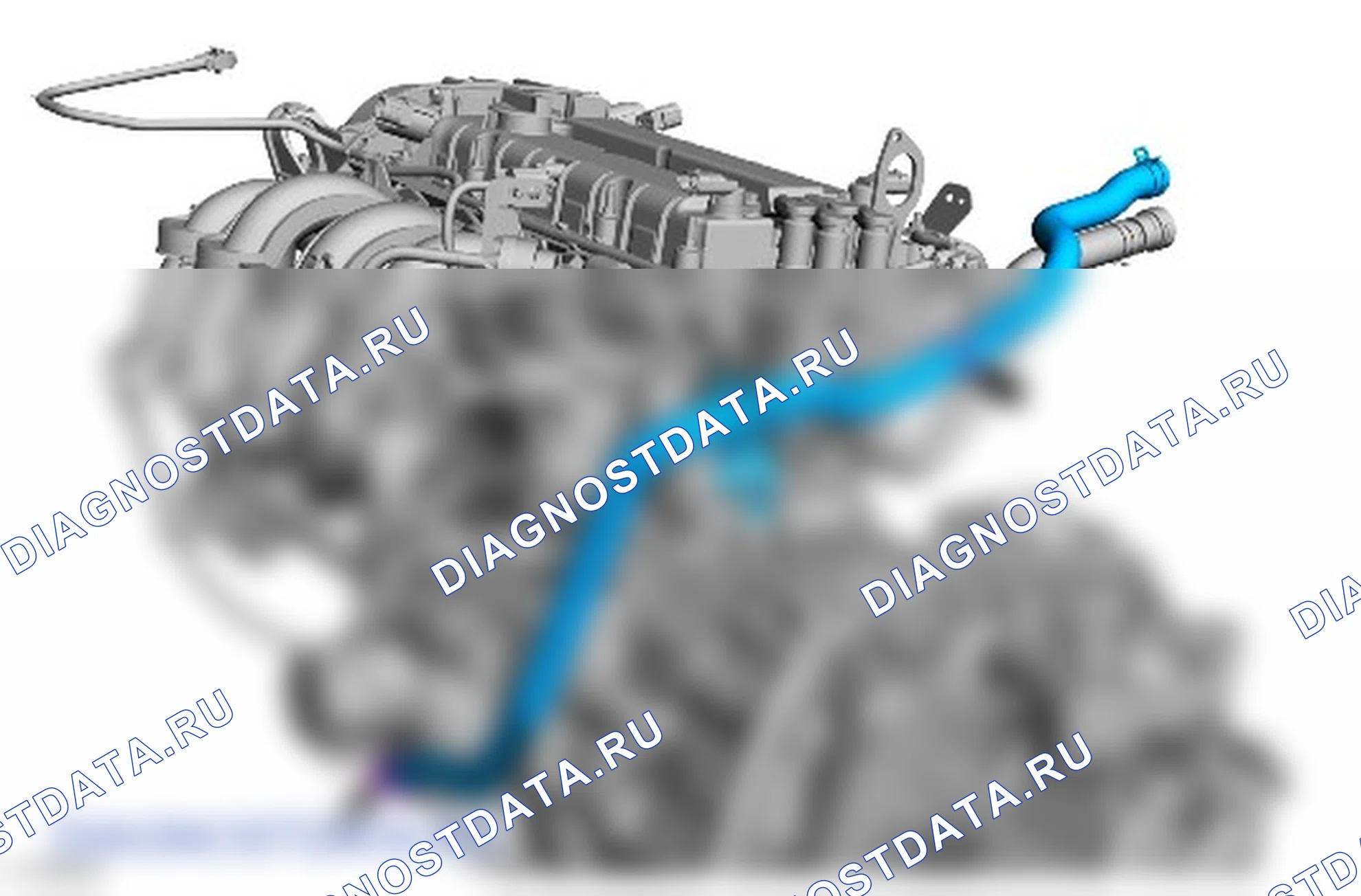 Как снять присоединяемые детали двигателя. Ford B-MAX I