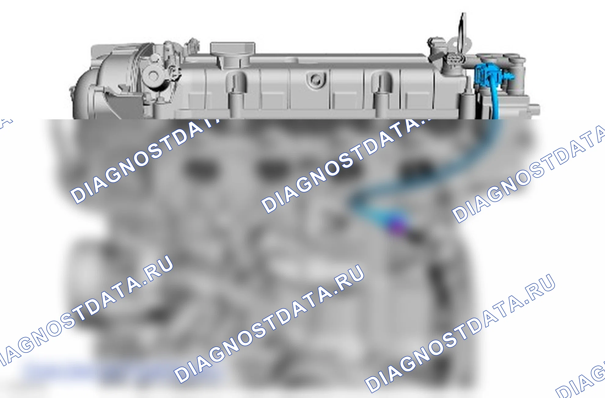 Как снять и установить задний датчик детонации (KS). Ford B-MAX I