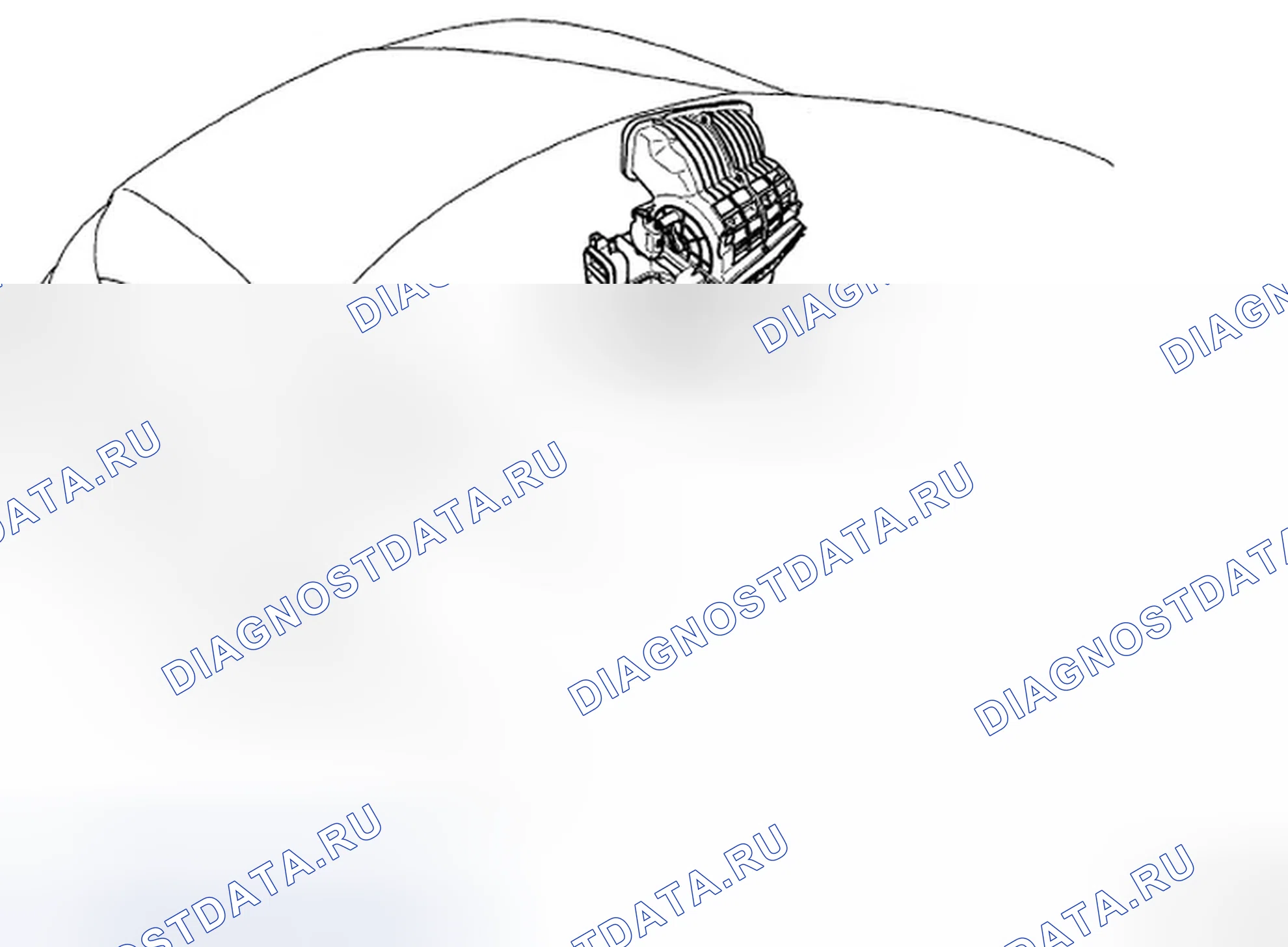 Рис. 65: Идентификация воздуходувки. Hyundai Elantra IV