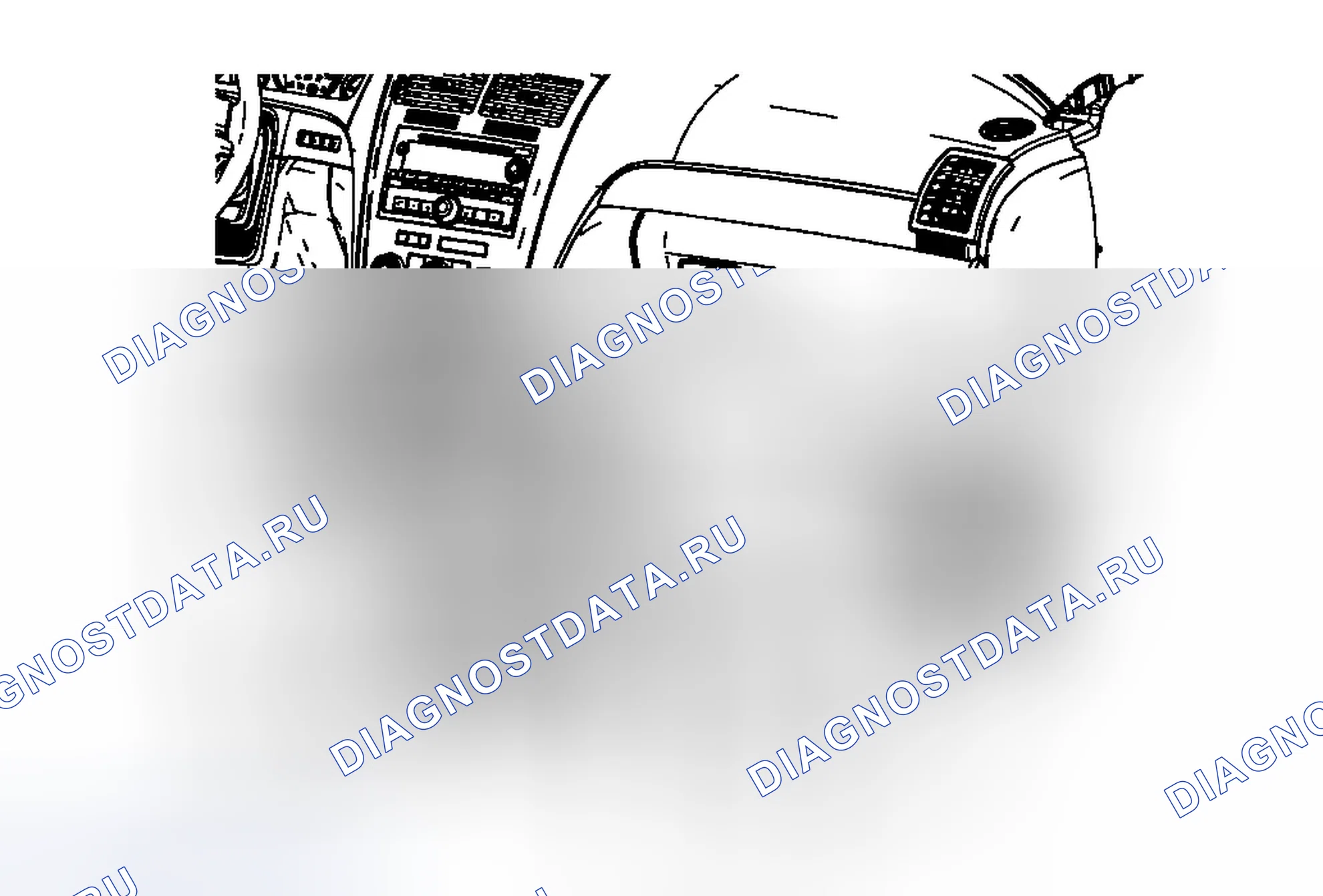 Рис. 186: Замена выносной панели консоли переднего пола - правая сторона (Acadia). Chevrolet Traverse I