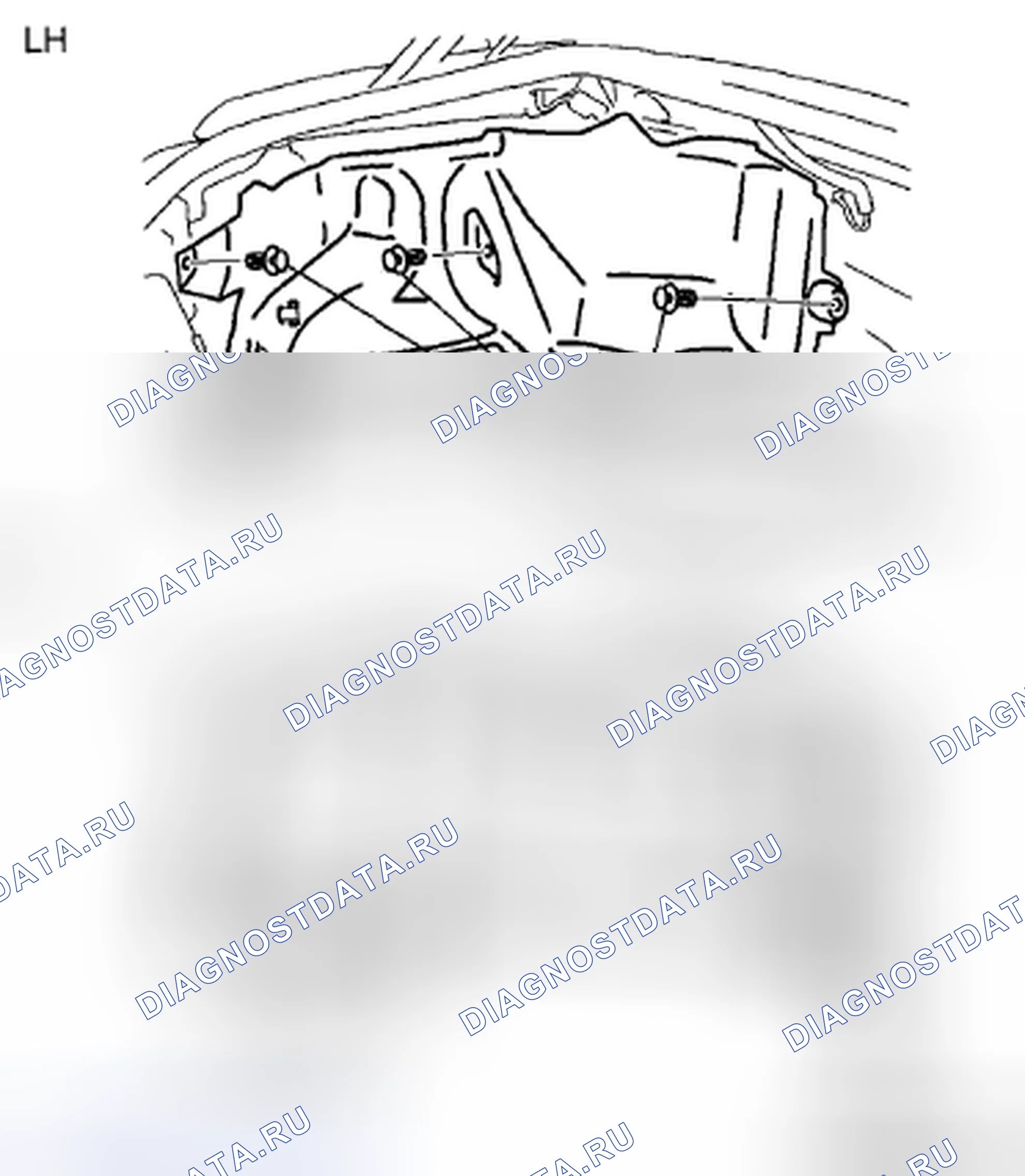 Рис. 19: ДЕМОНТАЖ / МОНТАЖ БОКОВОЙ ОТДЕЛКИ БАГАЖНИКА. Mazda MX-5 NC рестайлинг
