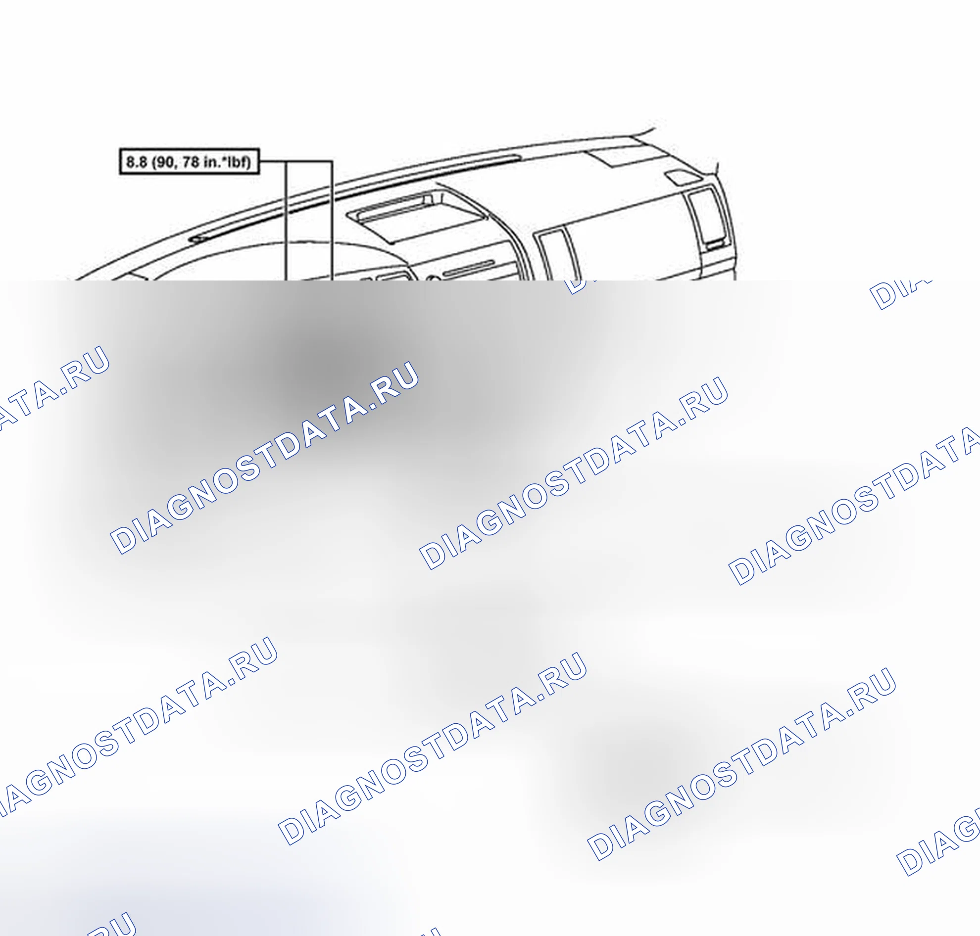 Рис. 54: ИЛЛЮСТРАЦИЯ. Toyota Sequoia II рестайлинг