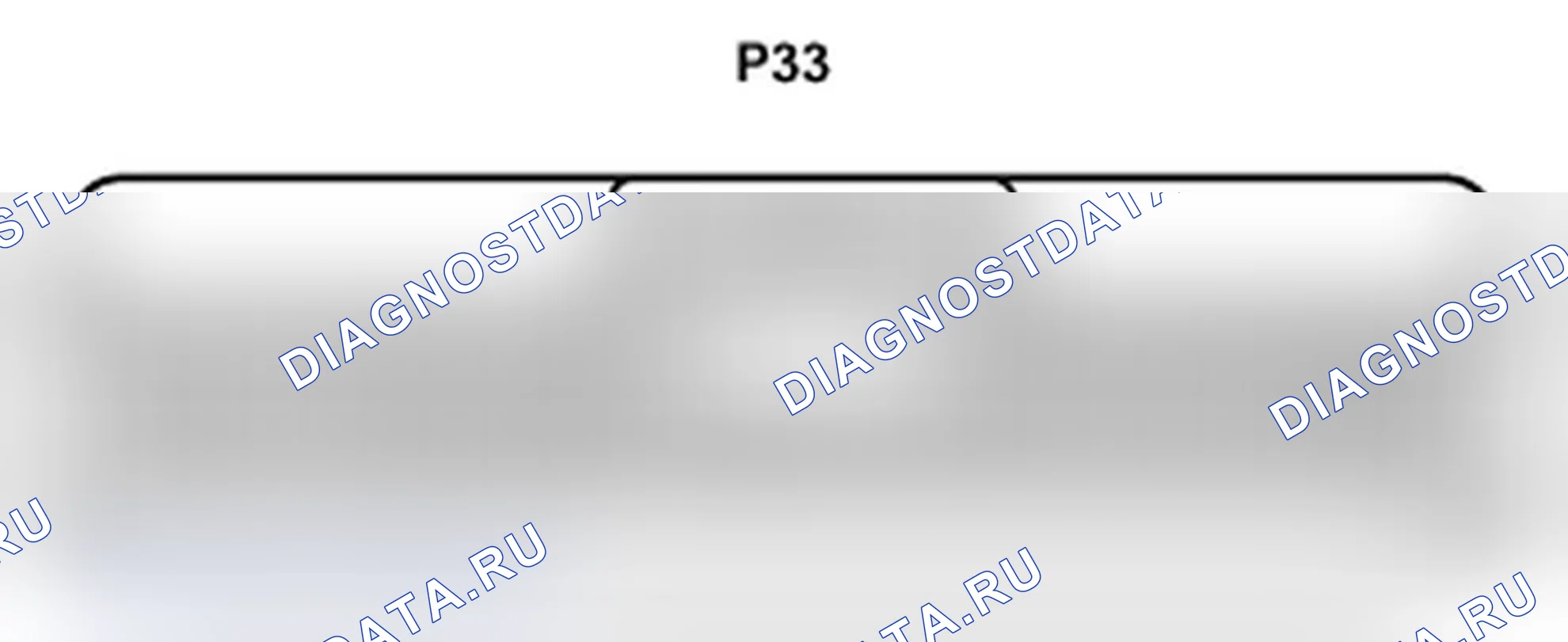 Рис. 414: Вид с торца блока ECU (P33). Lexus IS F I