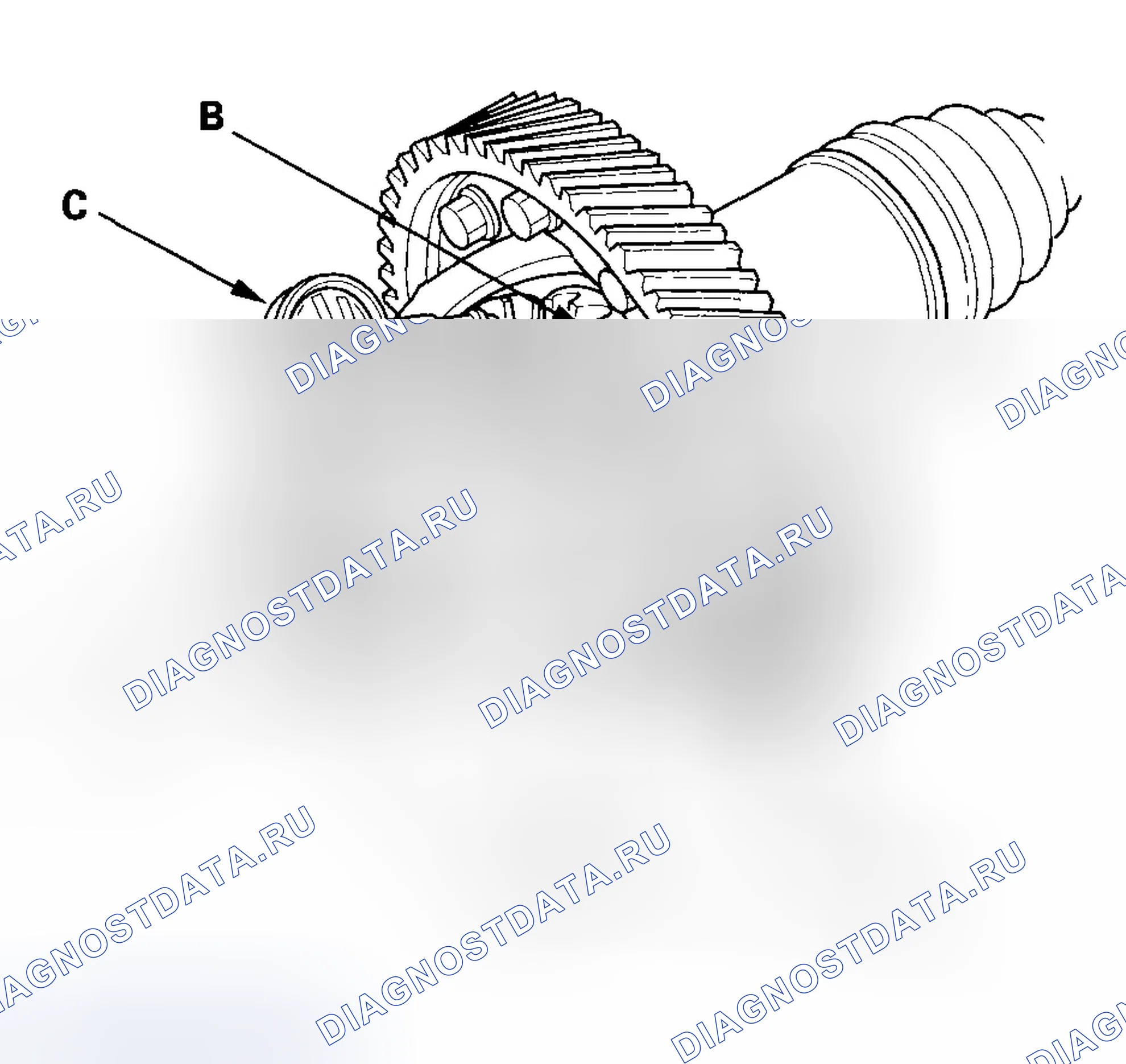 Рис. 196: Проверка люфтов. Honda Element YH2