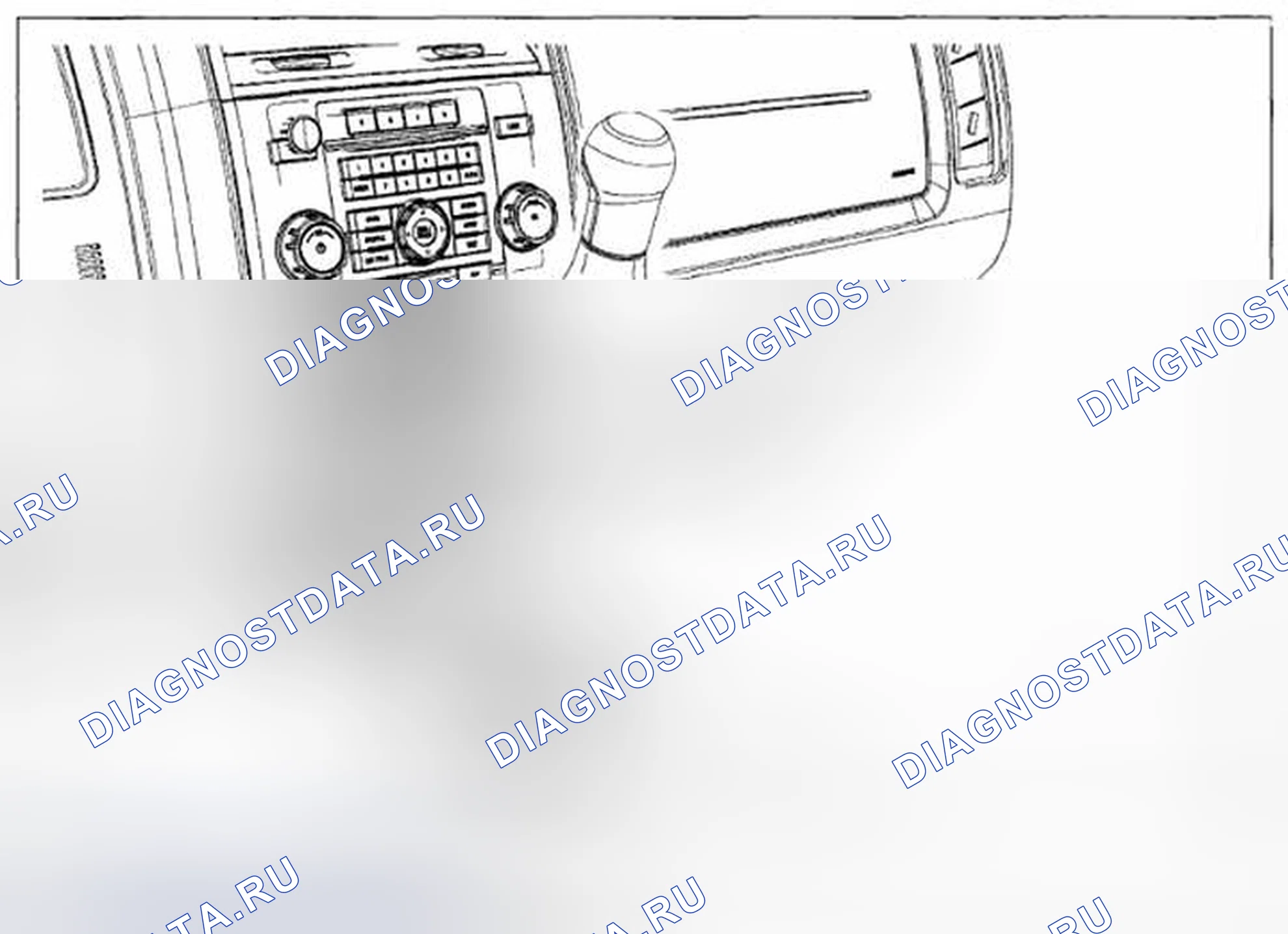 Рис. 9: СНЯТИЕ / УСТАНОВКА БАГАЖНИКА РЫЧАГА ПЕРЕКЛЮЧЕНИЯ ПЕРЕДАЧ. Mazda Tribute II