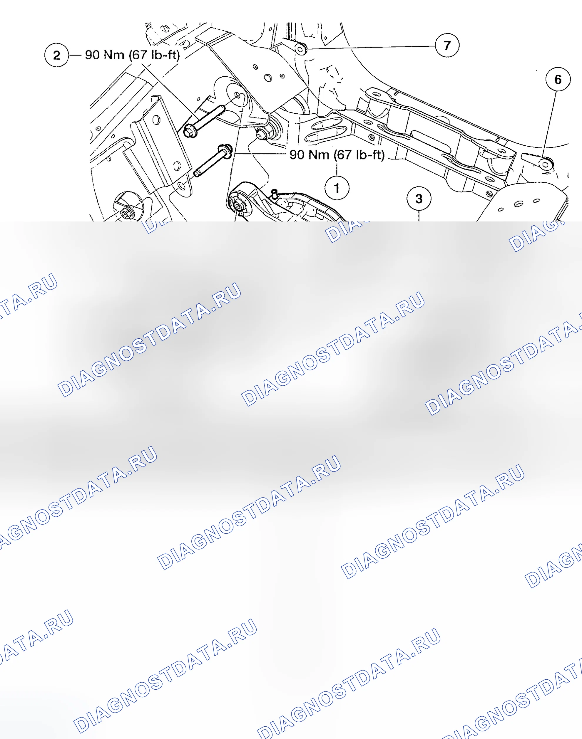 Рис. 27: Демонтаж и монтаж. Ford Explorer III