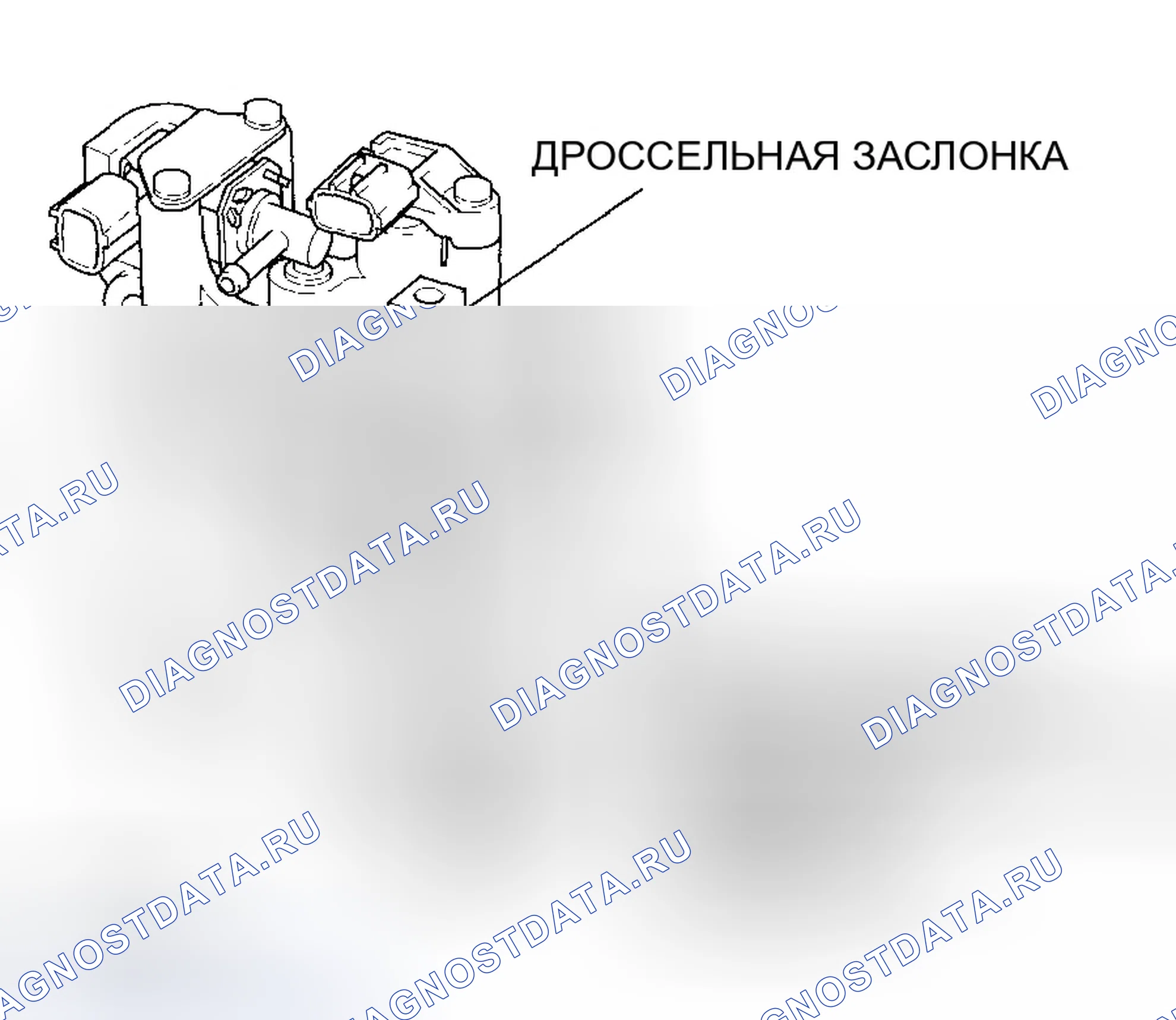Рис. 35: Корпус дроссельной заслонки. Honda CR-V II рестайлинг