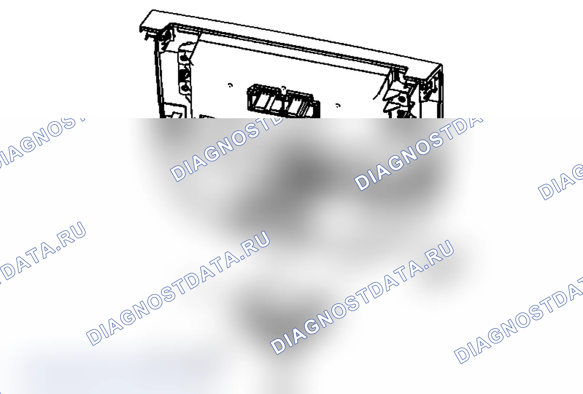Рис. 30: Замена адаптера аудио/видео проигрывателя дисков (кроме Cadillac). Chevrolet Tahoe III