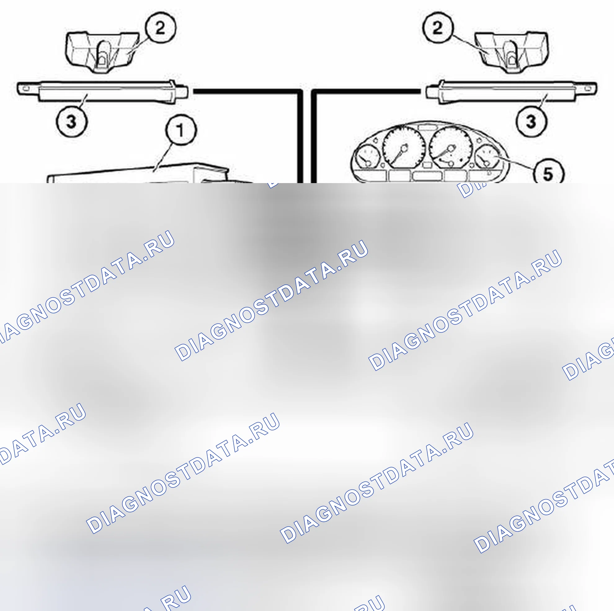 Рис. 135: Схема системы RDC. MINI Cooper Clubman I