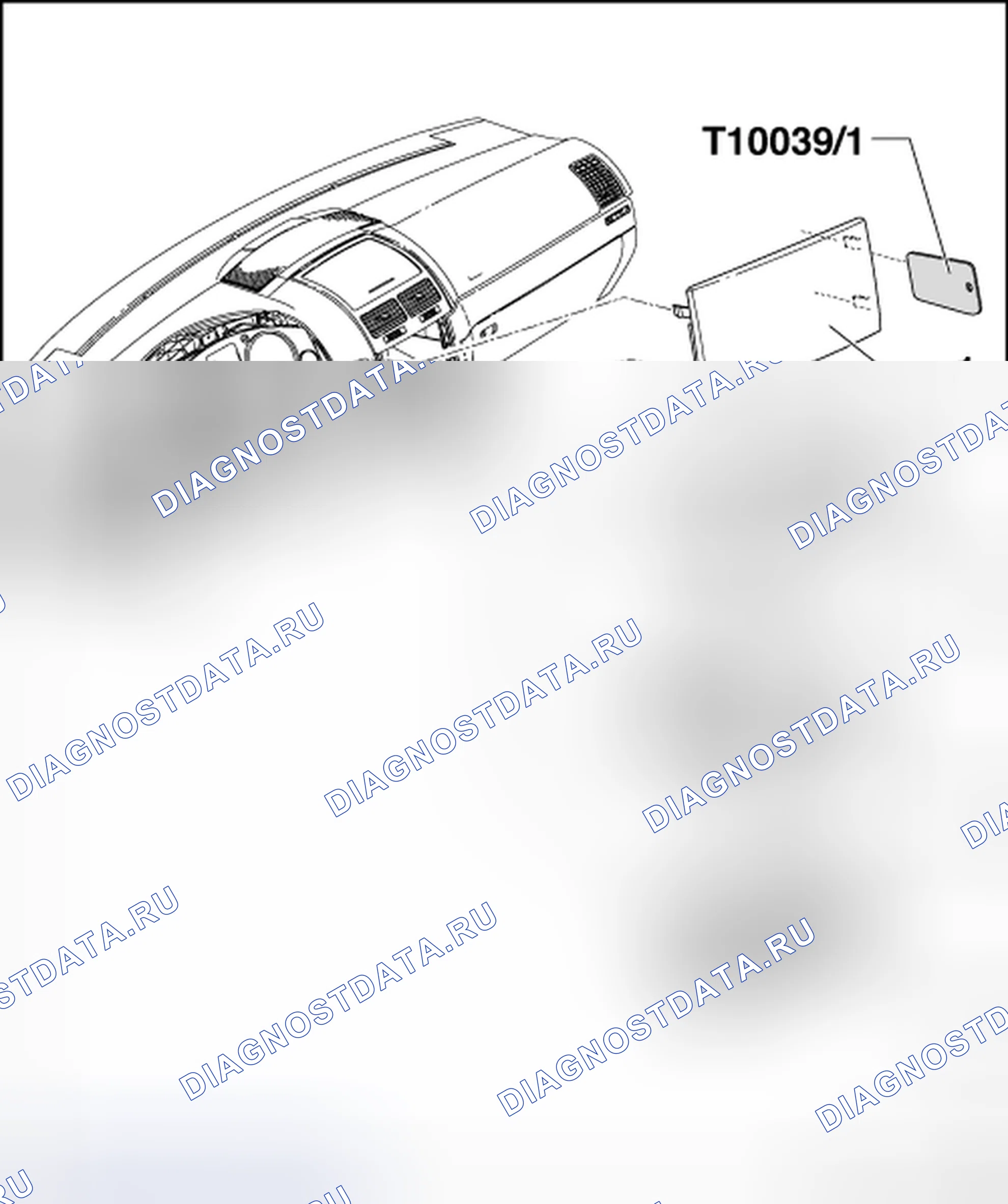 Рис. 50: ПЕРЧАТОЧНЫЙ ОТСЕК. Volkswagen Touareg I