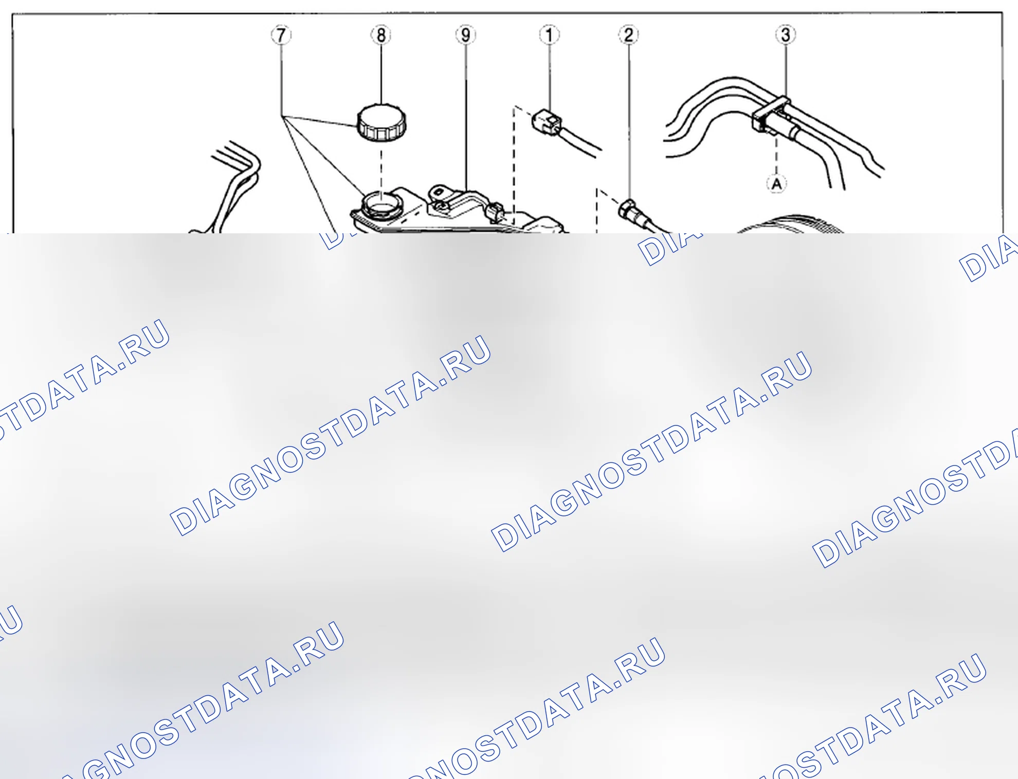 Рис. 5: ДЕМОНТАЖ / МОНТАЖ ГЛАВНОГО ЦИЛИНДРА. Mazda CX-5 I