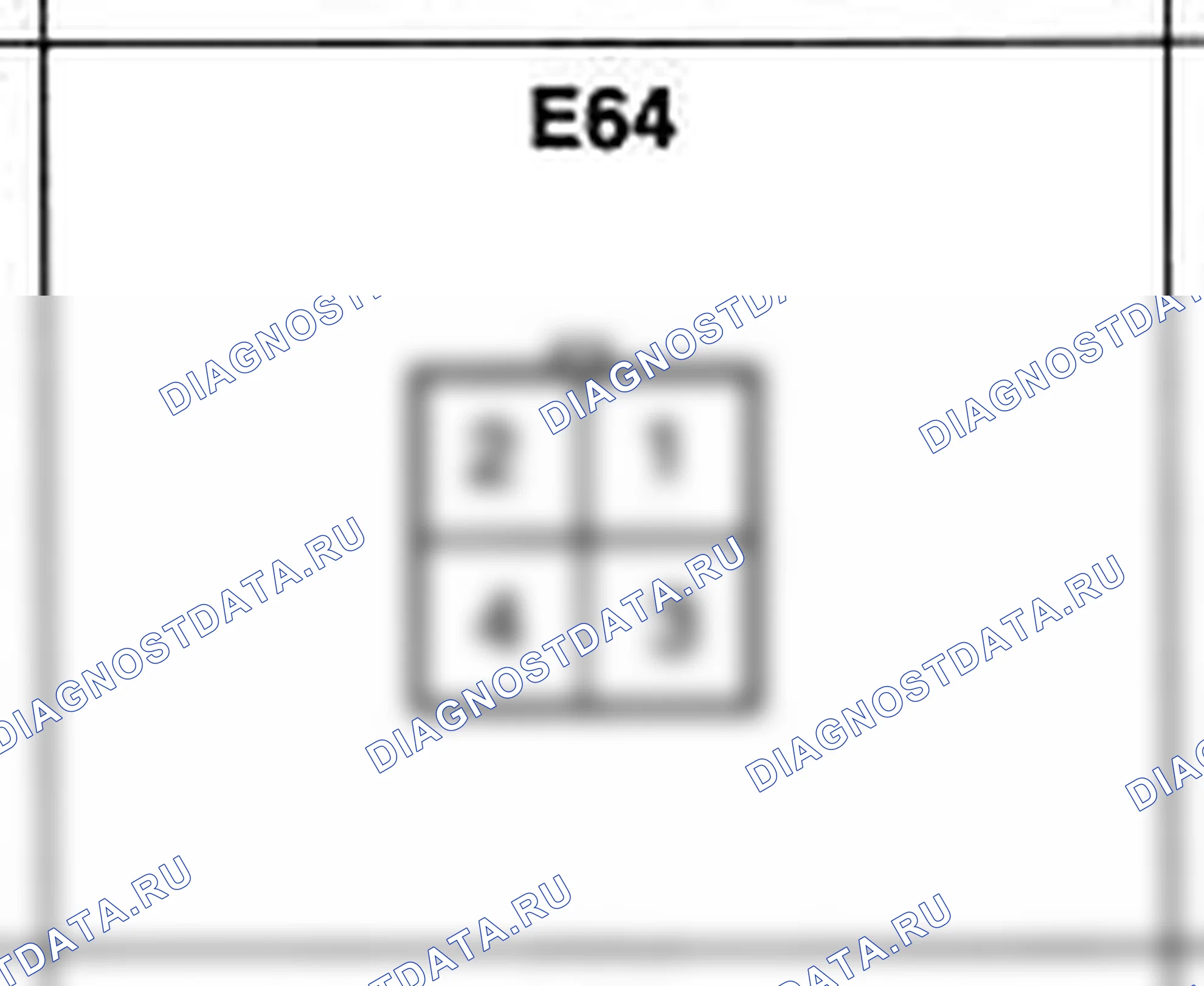 Распиновка разъёма E64 — жгута двигателя. Hyundai Accent LC