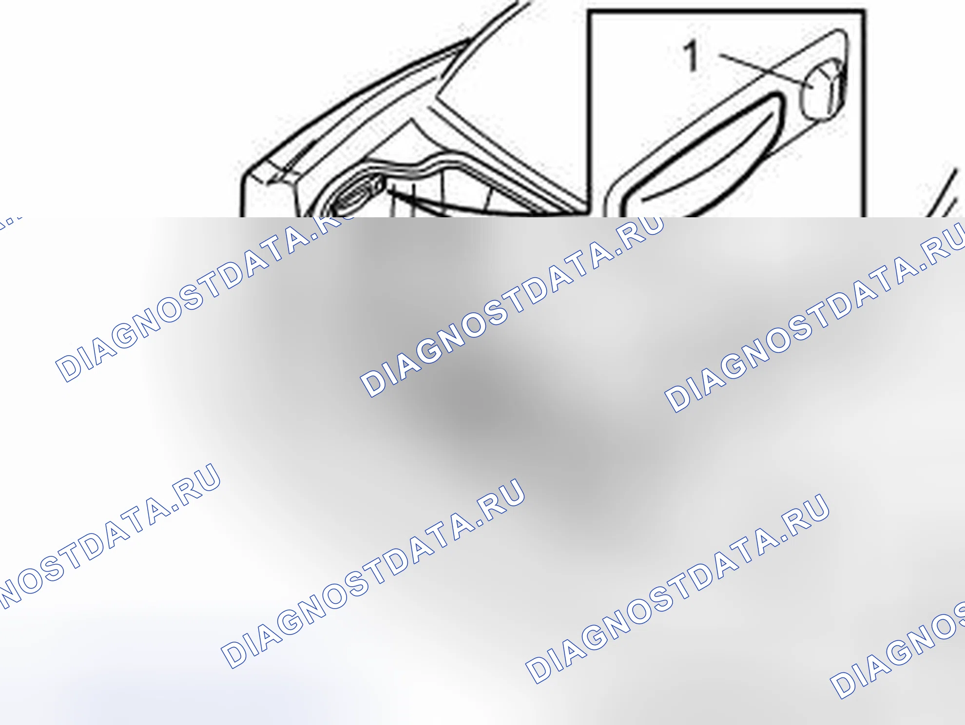Рис. 1250: Снятие задней боковой панели. Volvo S80 I