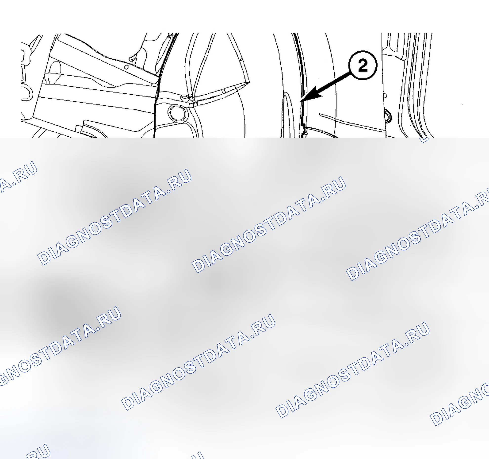 Рис. 104: ДЕМОНТАЖ. Dodge Magnum I