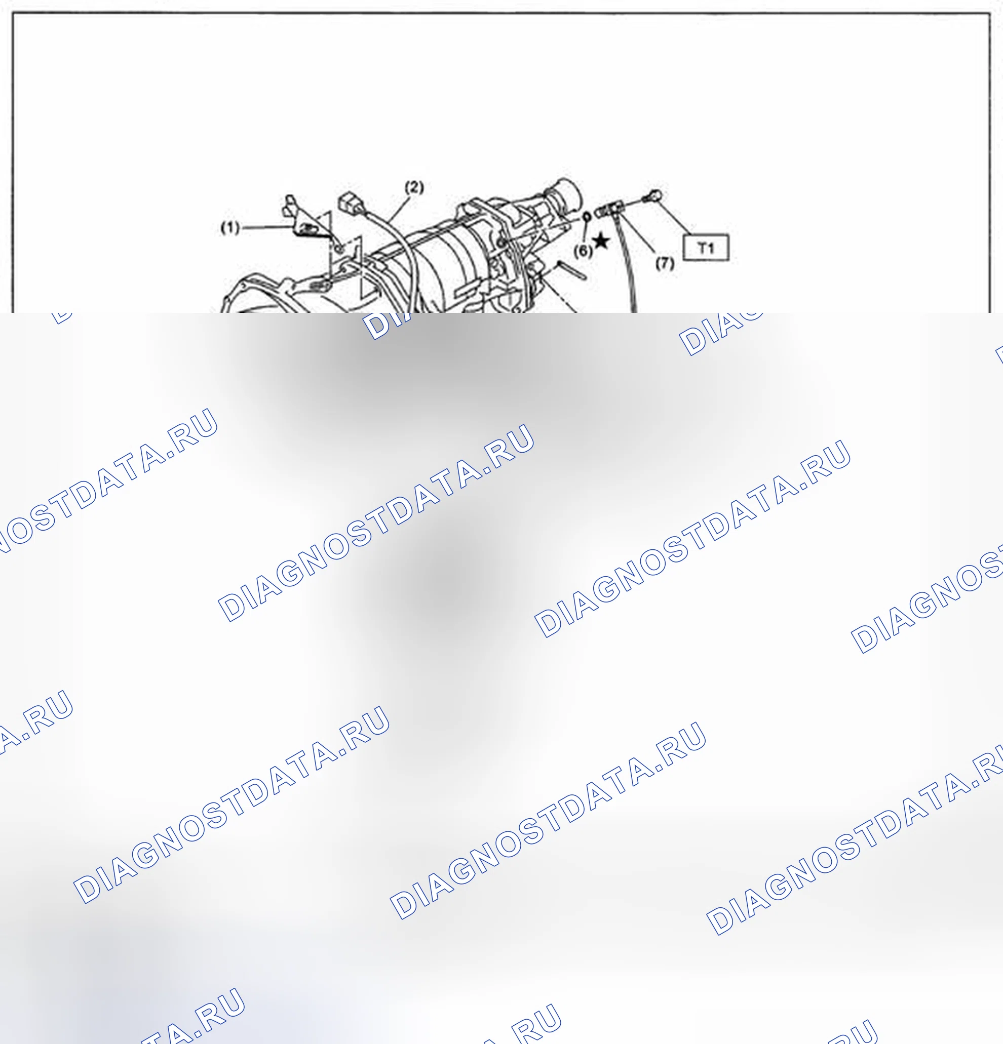 Рис. 339: РАЗВОДКА РЕГУЛИРУЮЩИХ КЛАПАНОВ И КАБЕЛЕЙ. Subaru Impreza WRX STI GR