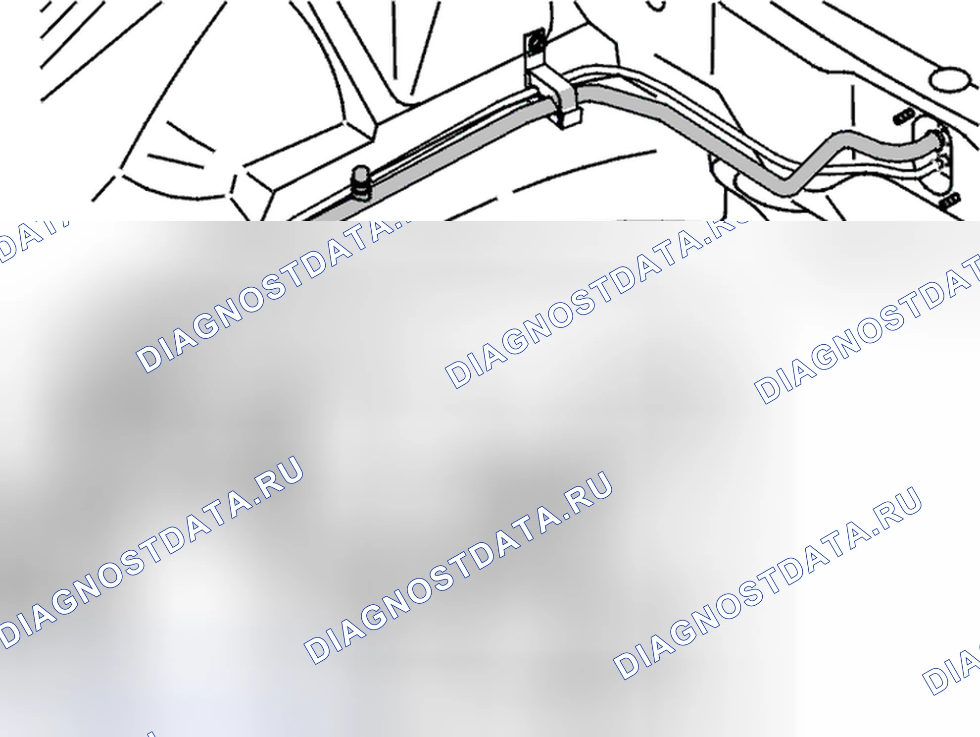 Рис. 154: Шланг. Volvo XC70 I рестайлинг