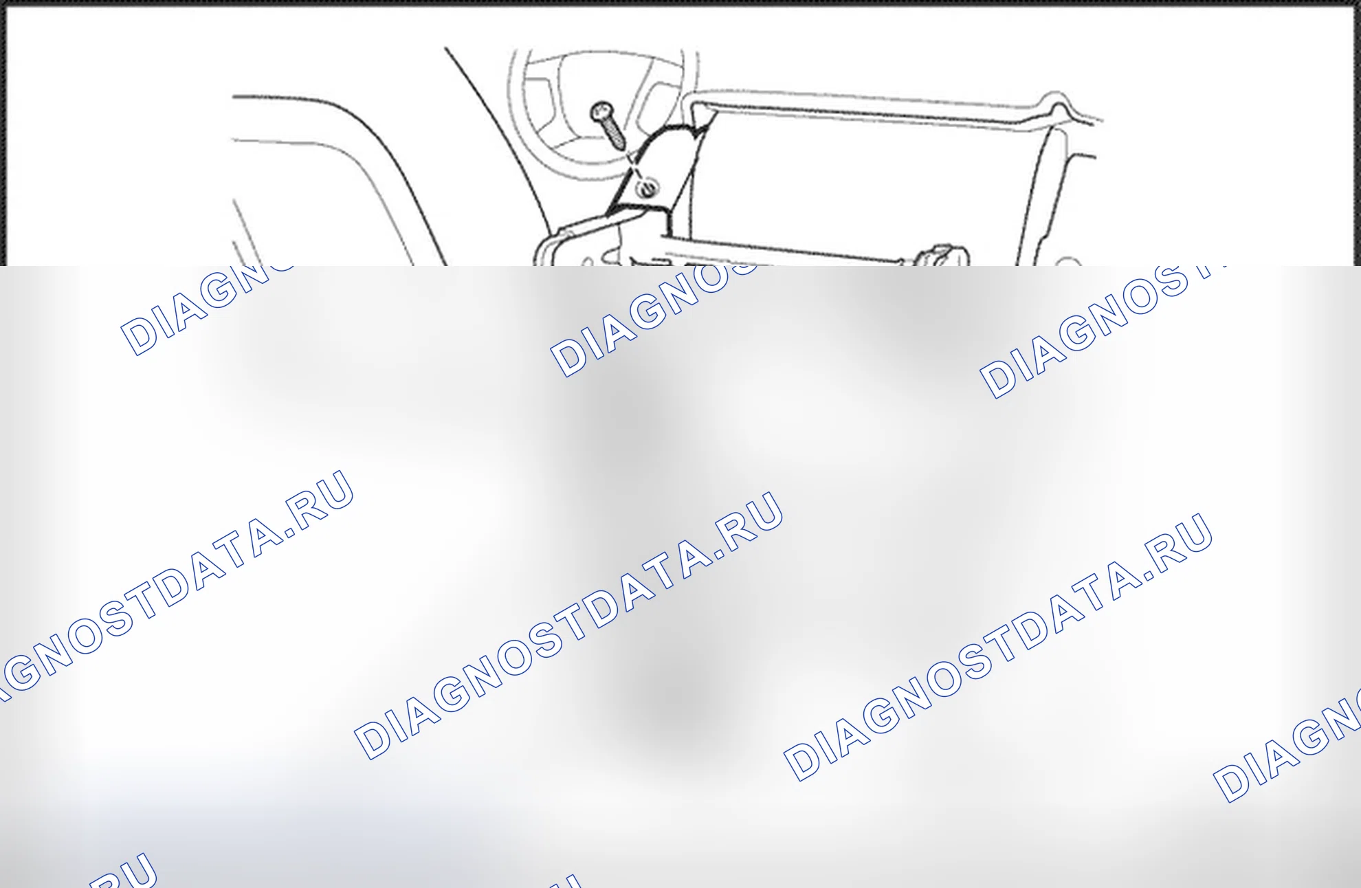 Замена пряжки ремня безопасности на заднем правом сиденье (Antara). Opel Antara I рестайлинг