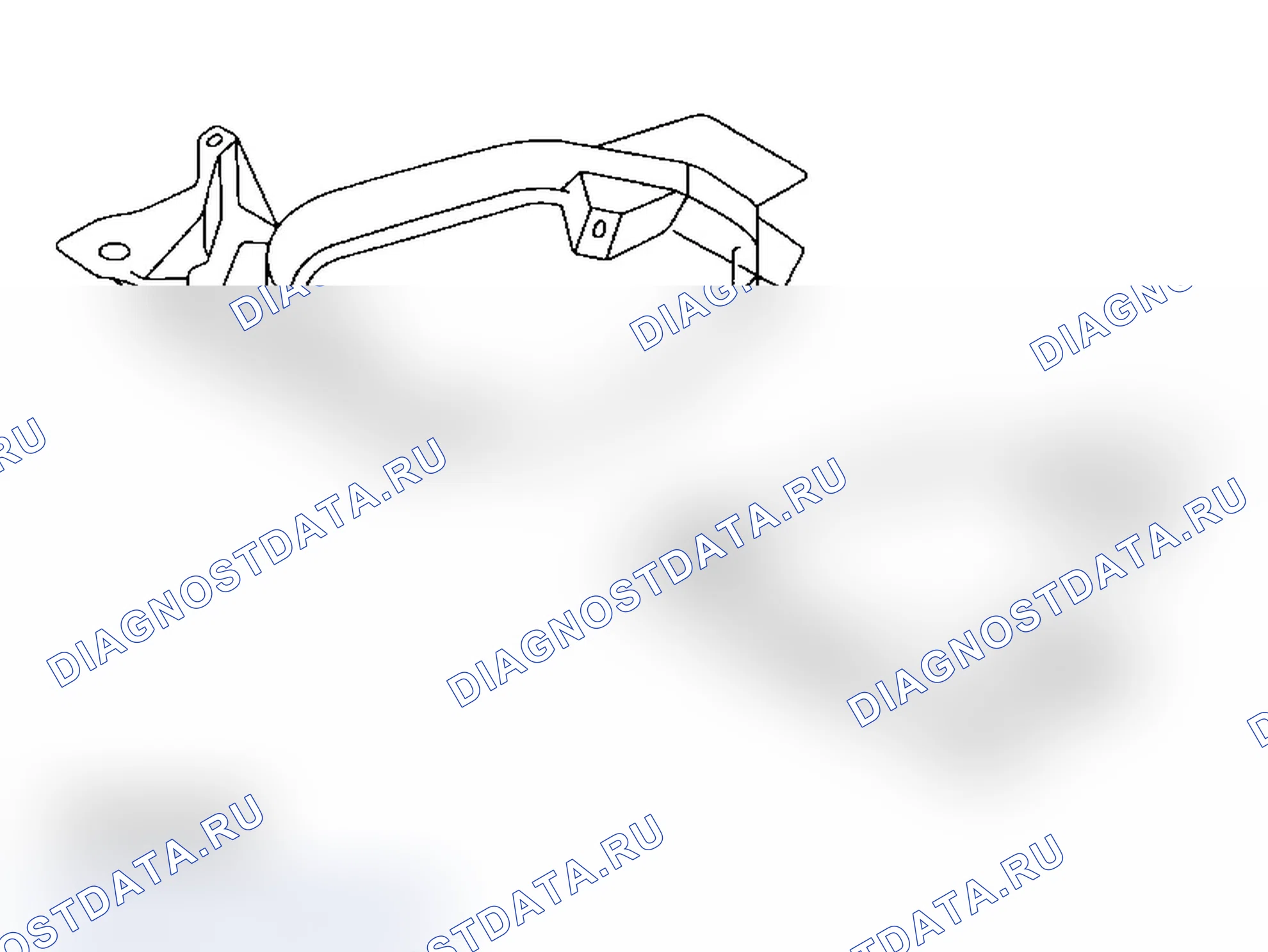 Рис. 2: ПРОТЕКТОР ТОПЛИВНОГО БАКА. Subaru Impreza WRX STI GD рестайлинг 2