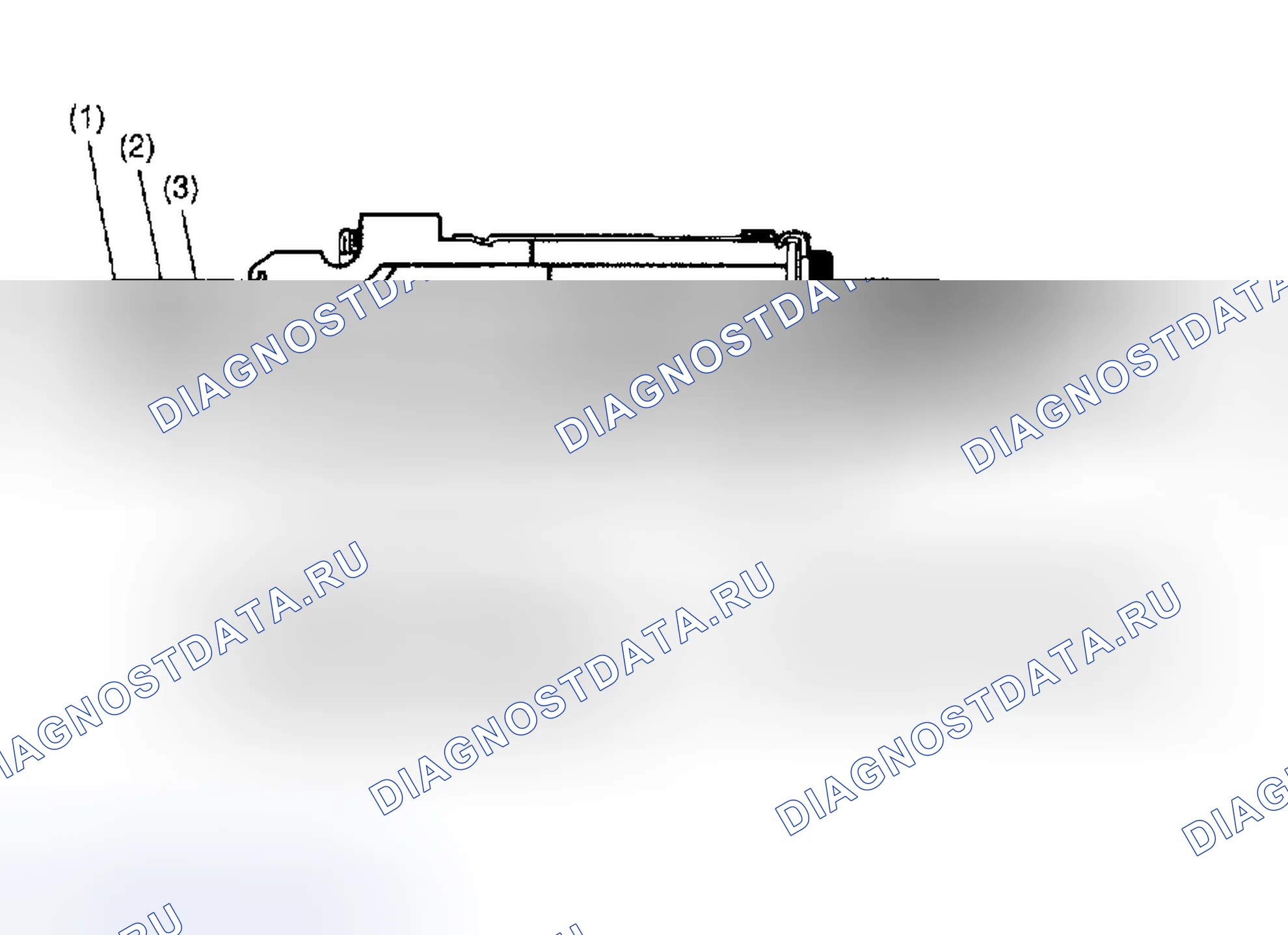Рис. 34: Задний датчик кислорода (A/F). Subaru Impreza GD/GC/GG рестайлинг