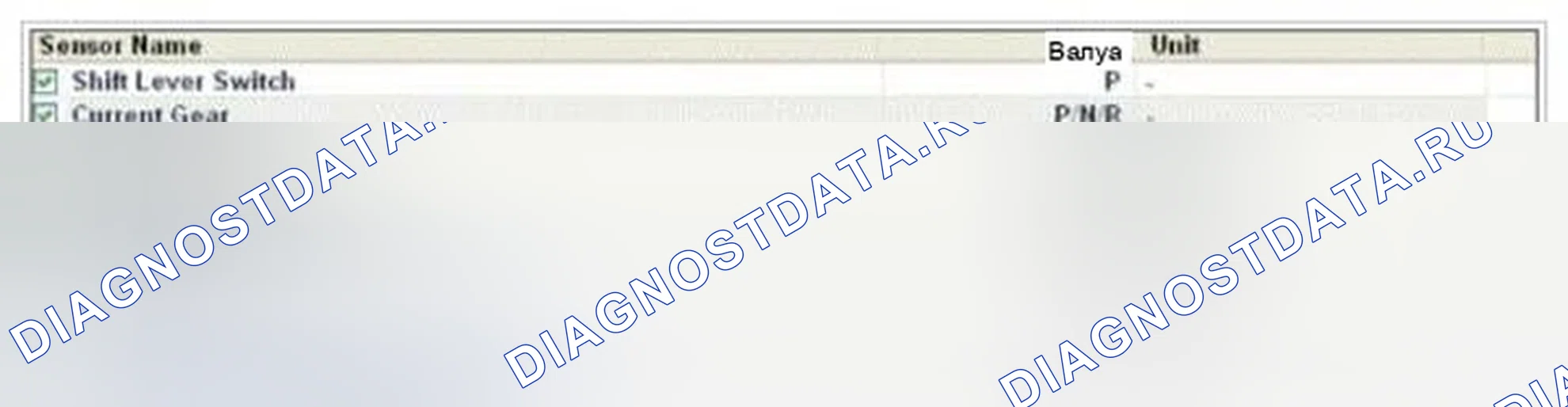 Рис. 306: Мониторинг данных GDS. Hyundai Genesis I рестайлинг