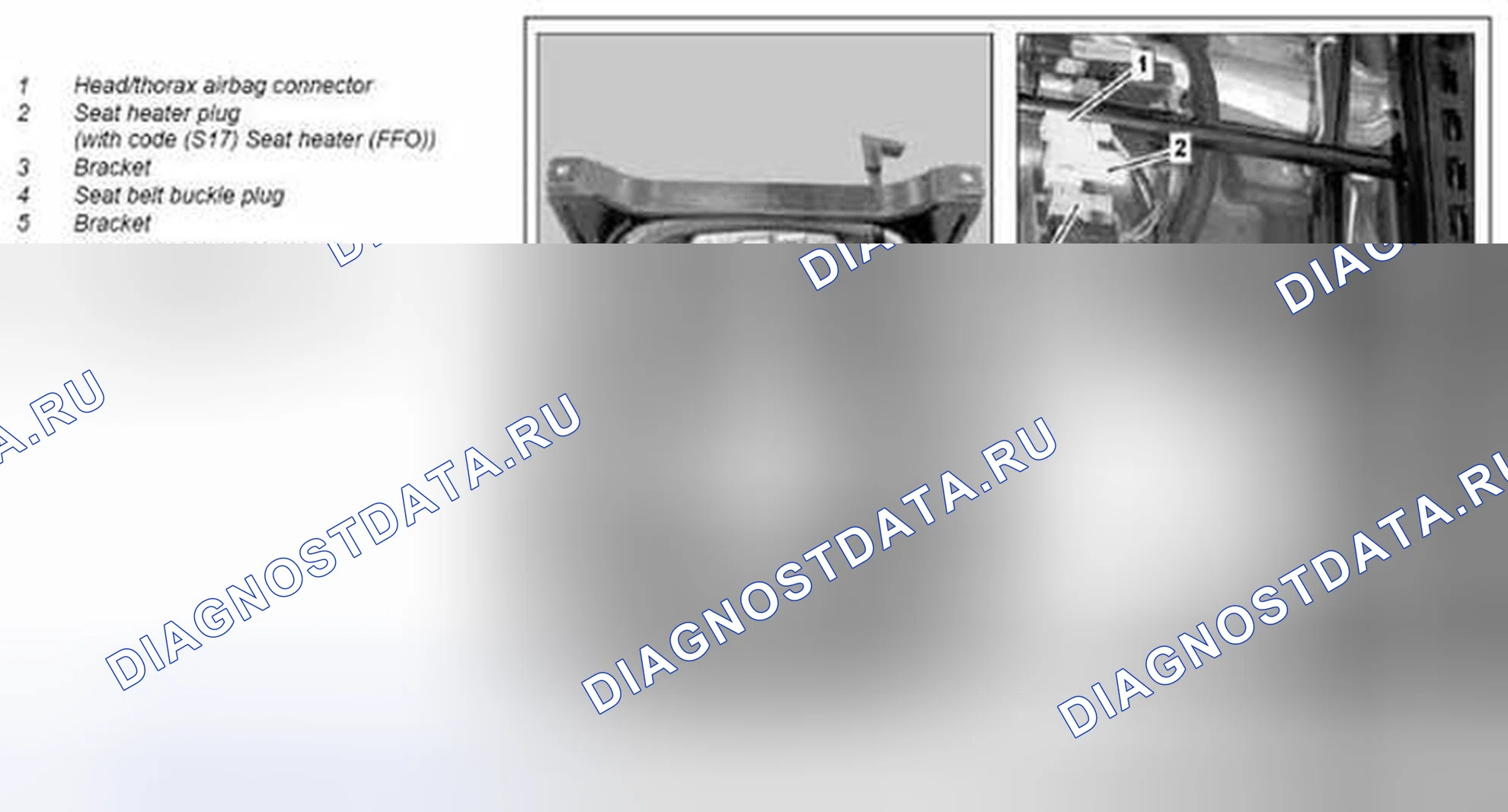Рис. 45: Снять / установить раму подушки сиденья - AR91.10-P-3334MCV. Kia Soul I
