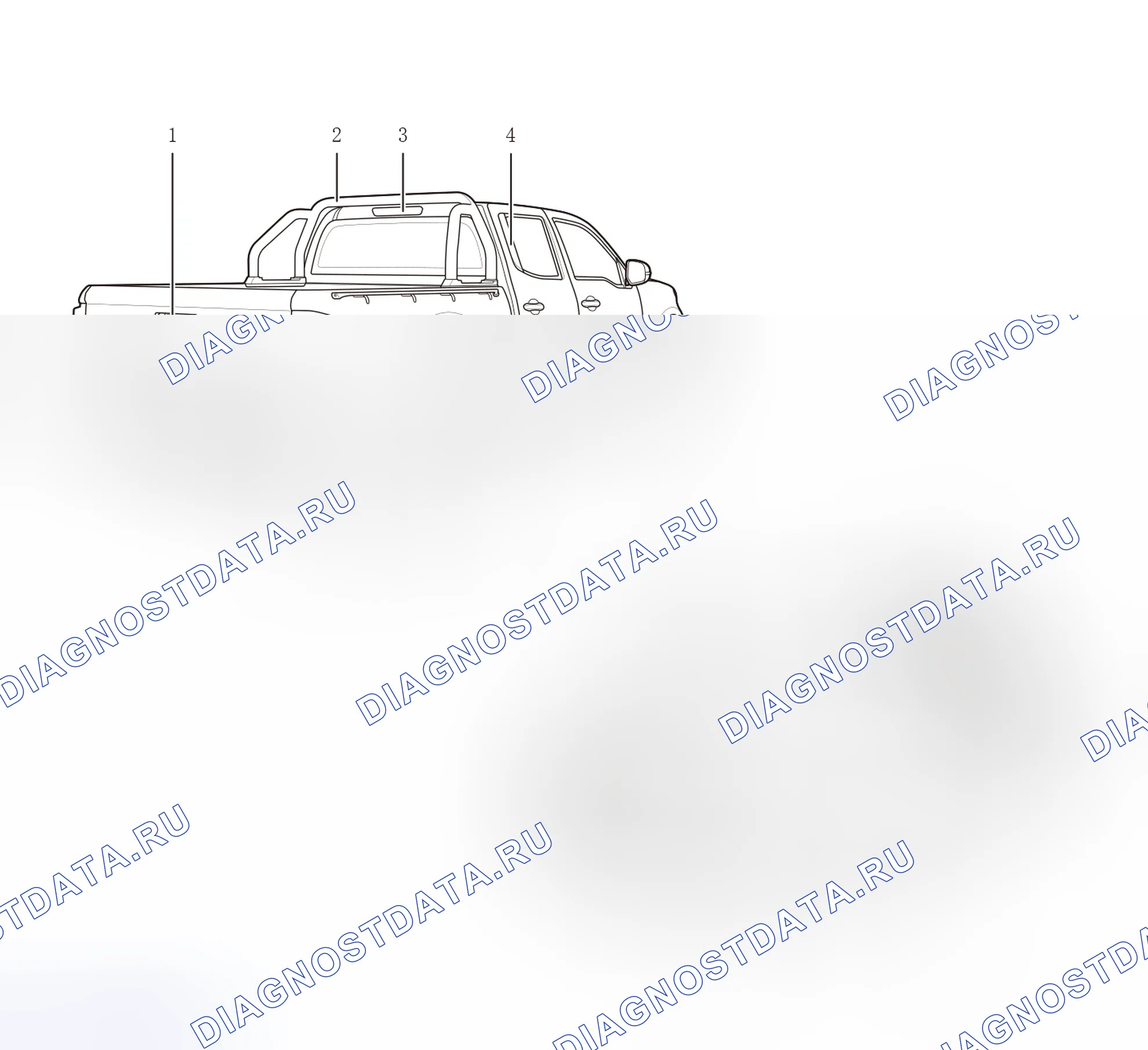 Схема расположения пластмассовых деталей — Great Wall Wingle-7. Great-Wall Wingle 7 I