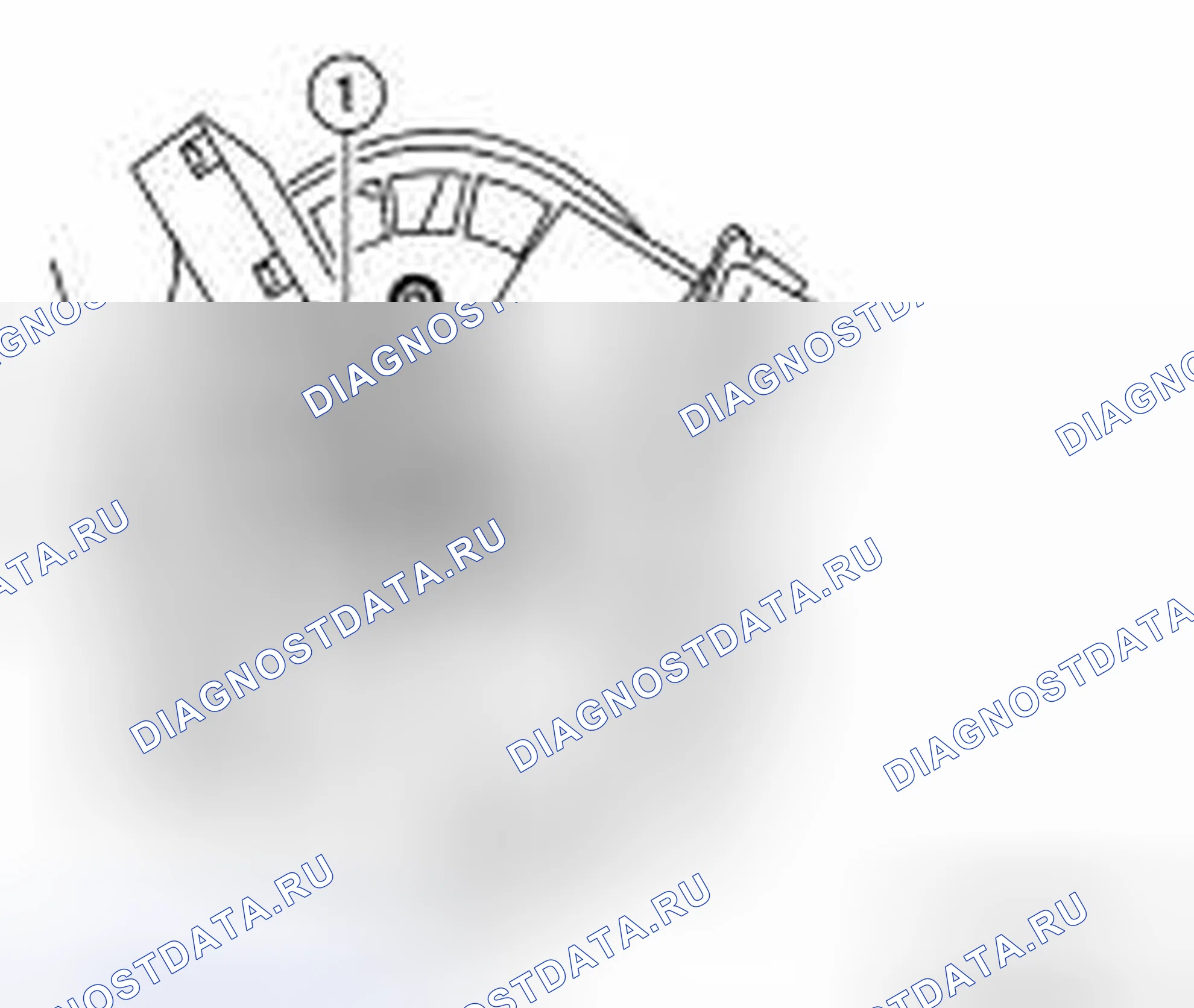 Рис. 12: Идентификация двигателя впускной двери. Nissan Altima L32