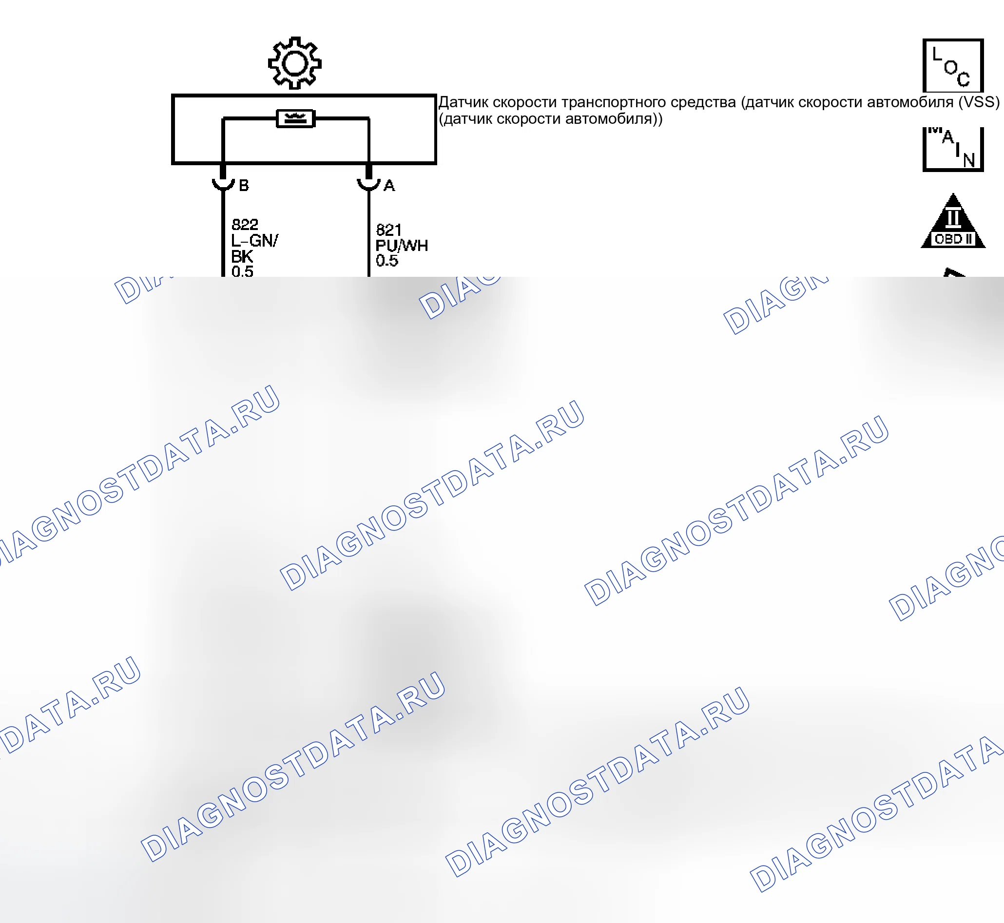 Рис. 408: P0722 расшифровка кода ошибки. GMC Sierra 2500 HD 