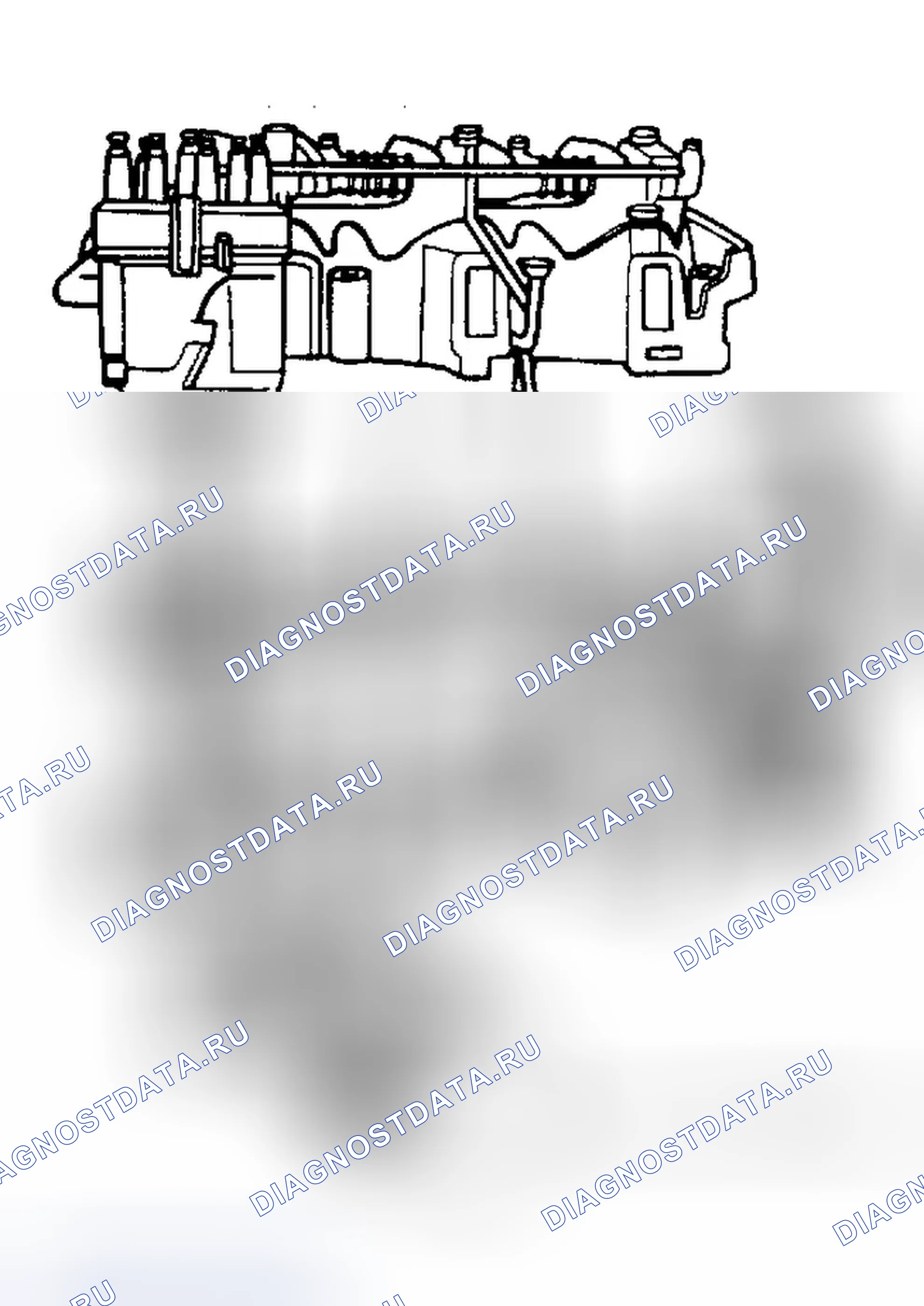 Рис. 35: Система смазки двигателя. Ford Ranger 