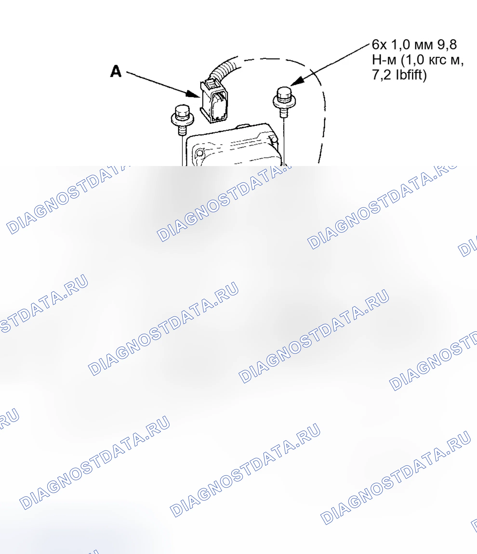 Рис. 23: Замена кластера датчиков. Honda Odyssey I